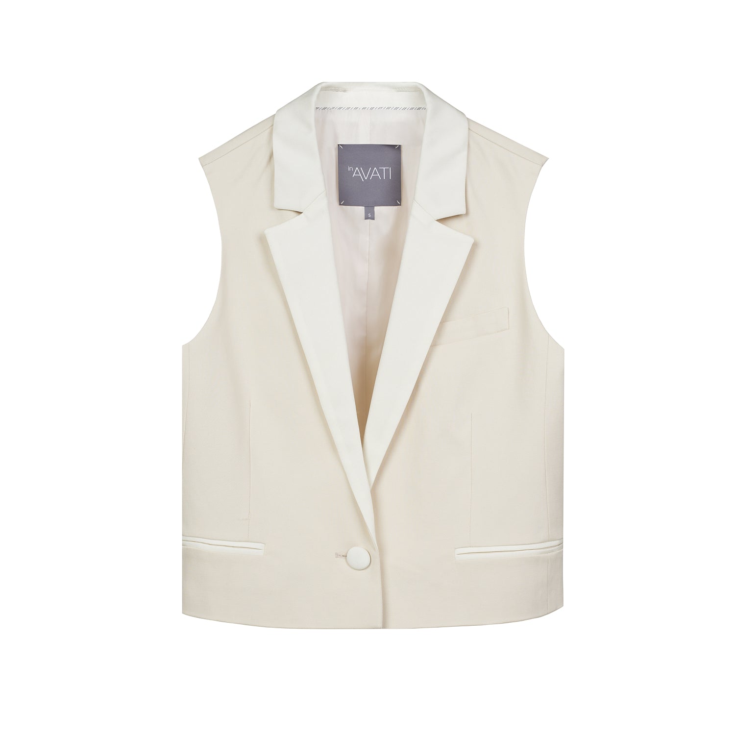 MILK-SHADE STRAIGHT VEST