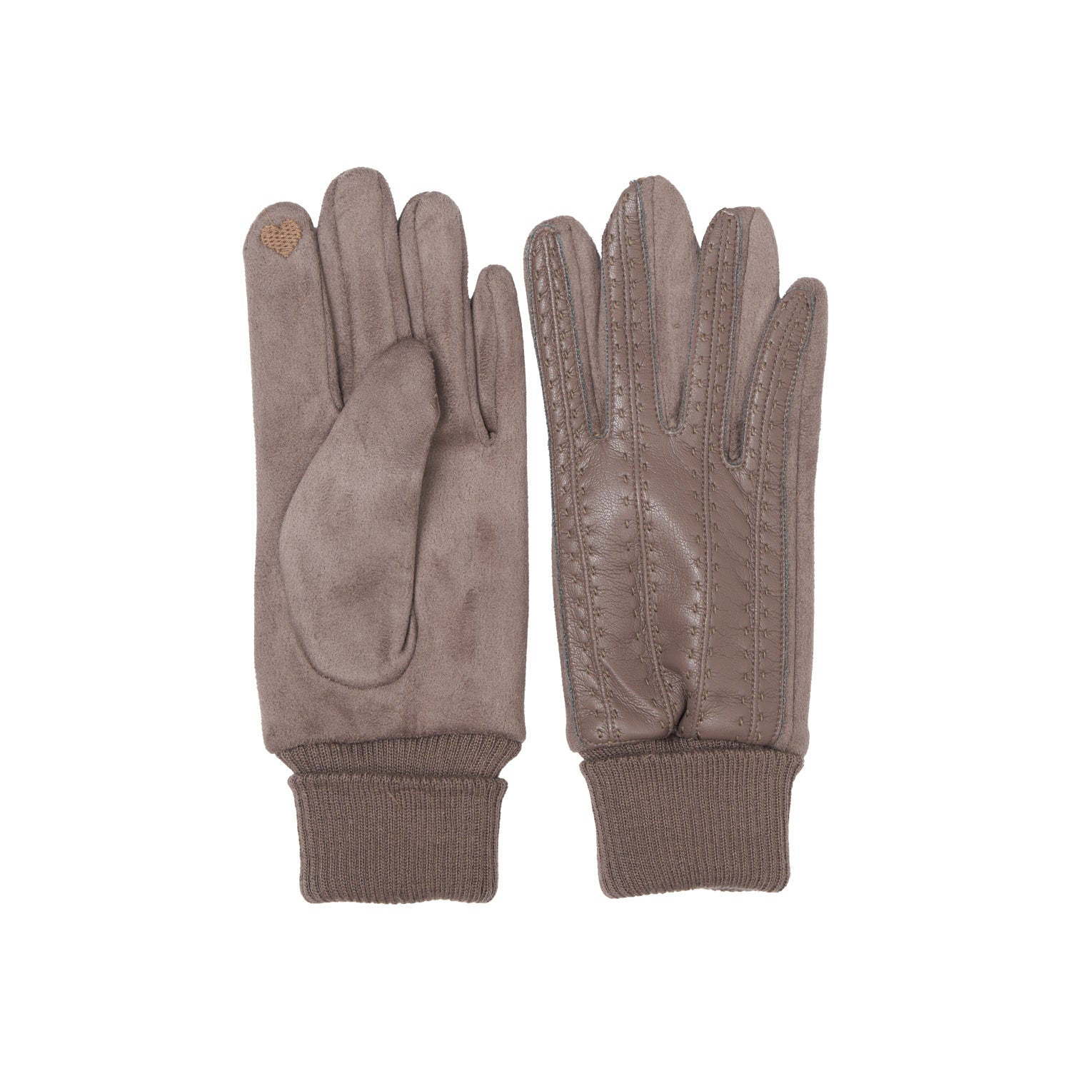 ECO leather gloves Cacao