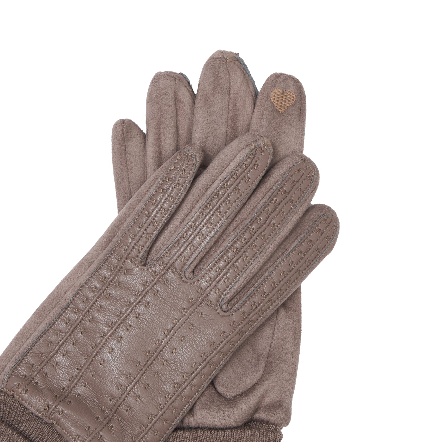 ECO leather gloves Cacao