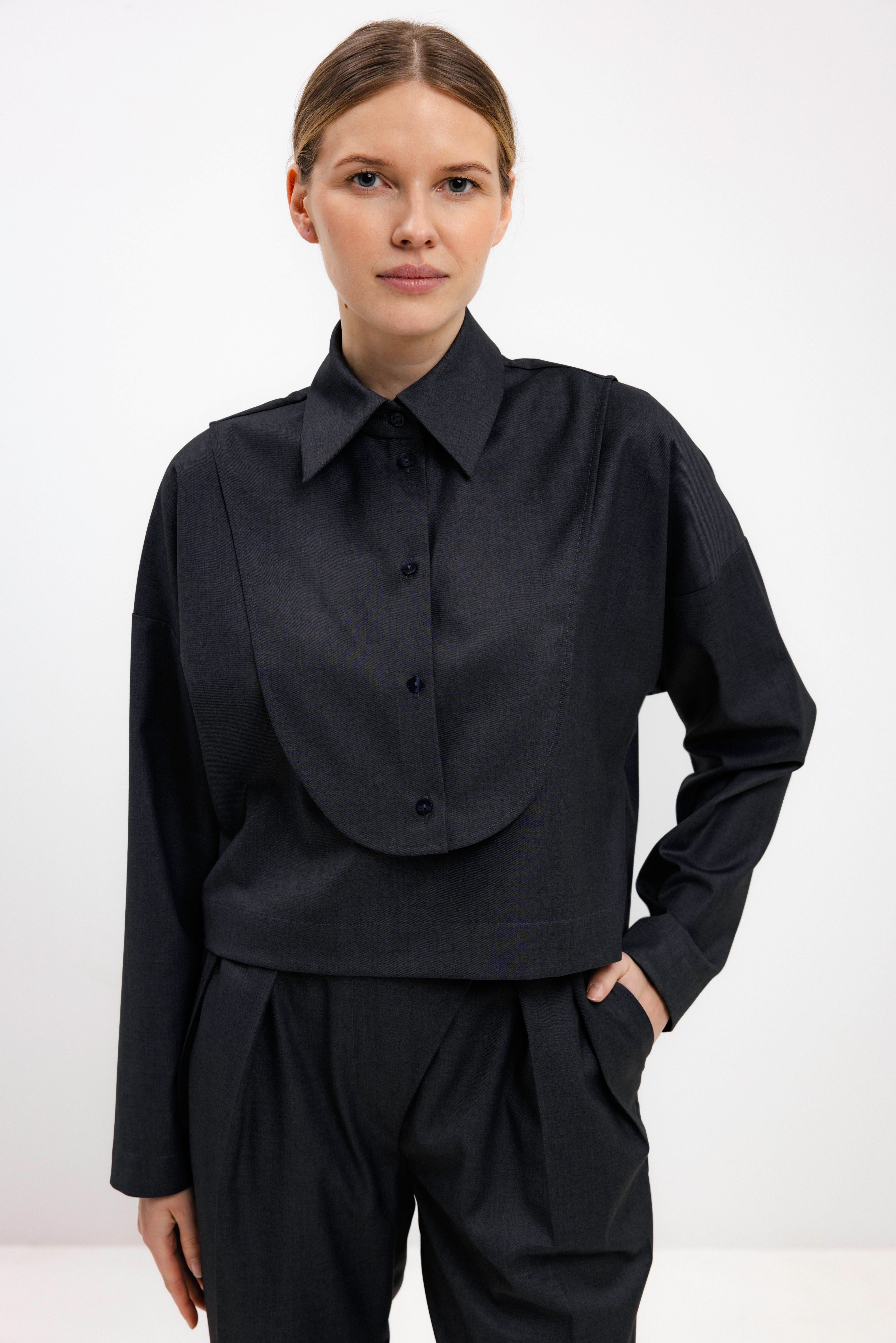 BLACK NAVY COLLAR