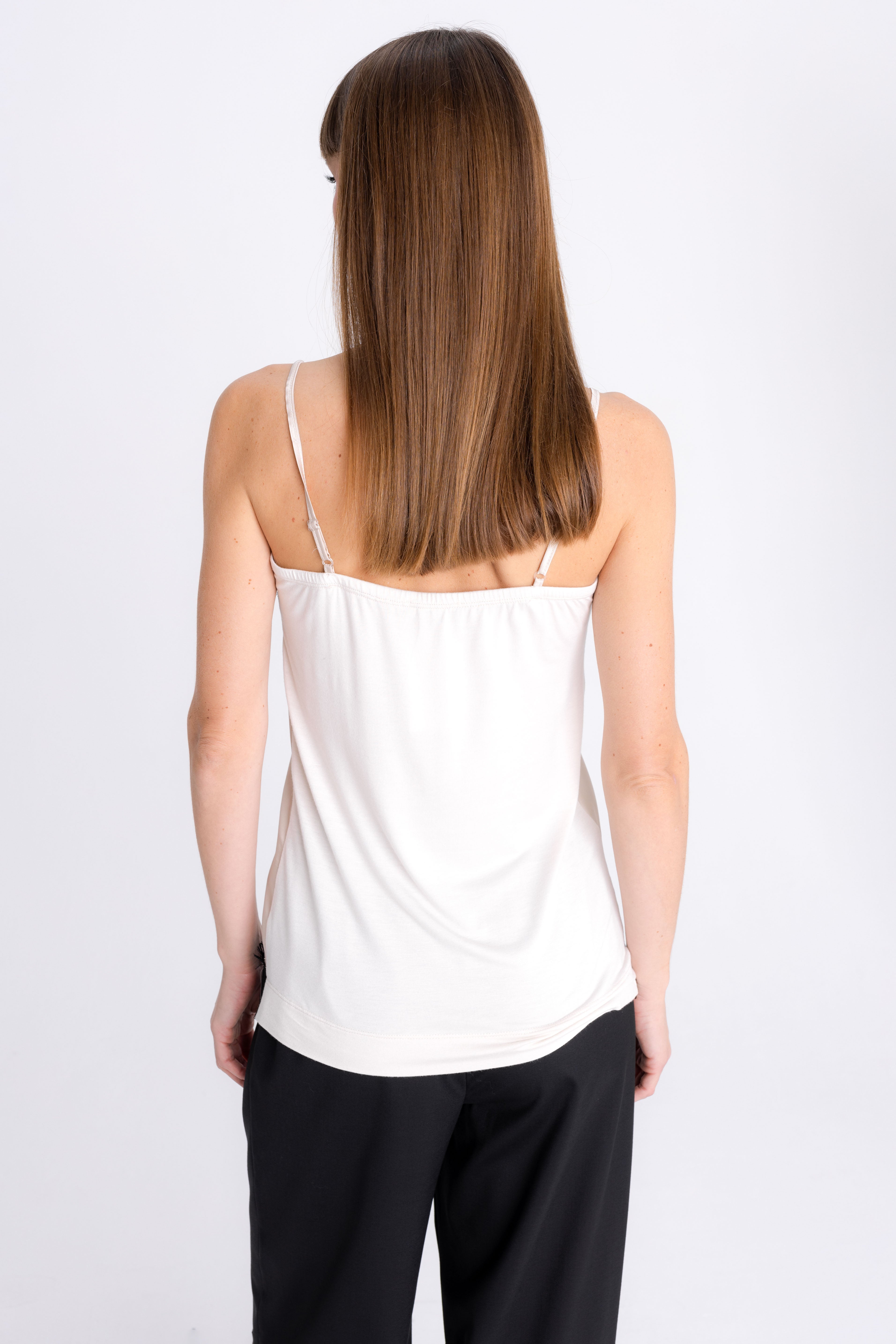 BEIGE TOP WITH LACES