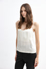 MILK BLOUSE WITH ADJUSTABLE STRAPS