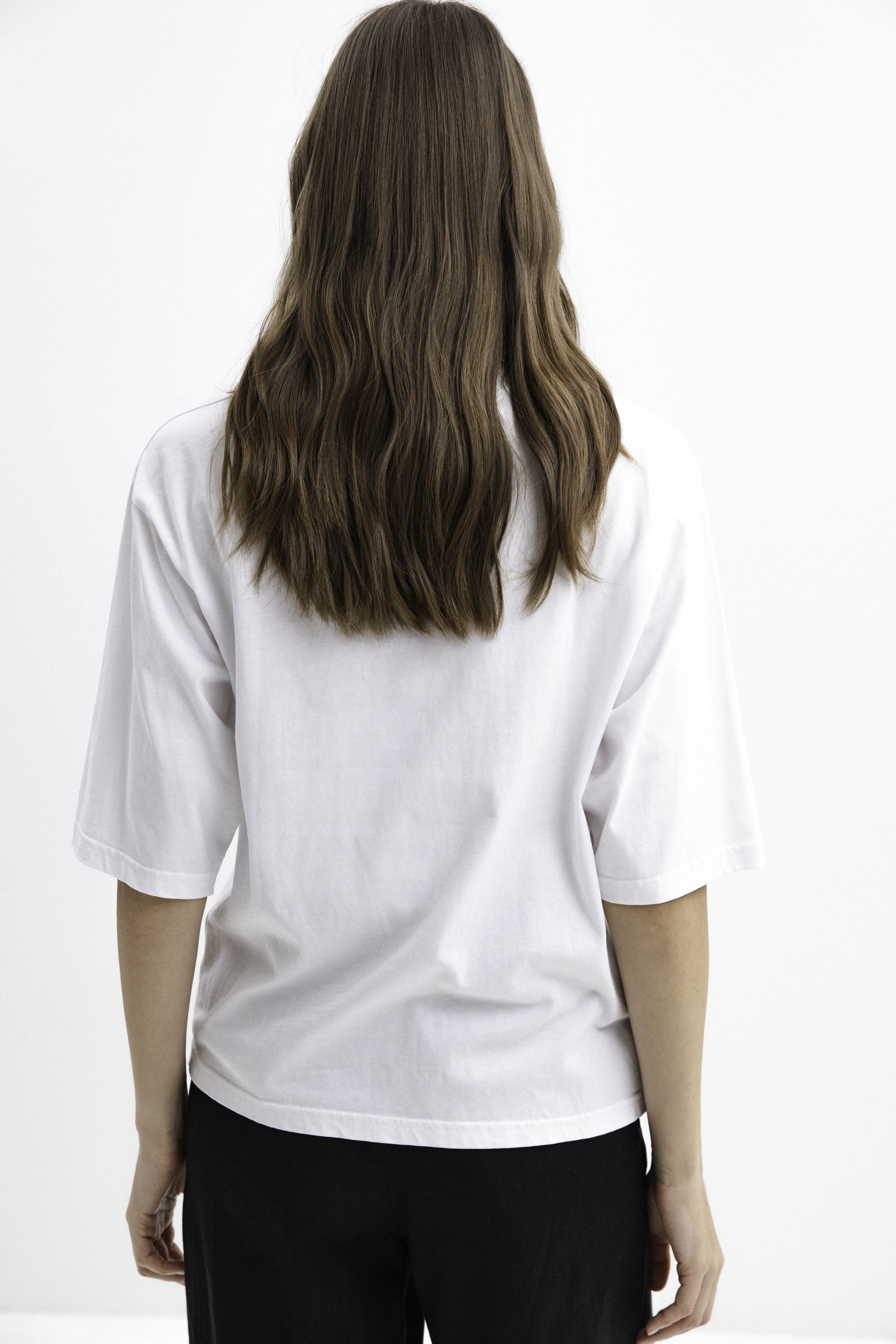 WHITE T-SHIRT WITH PRINT