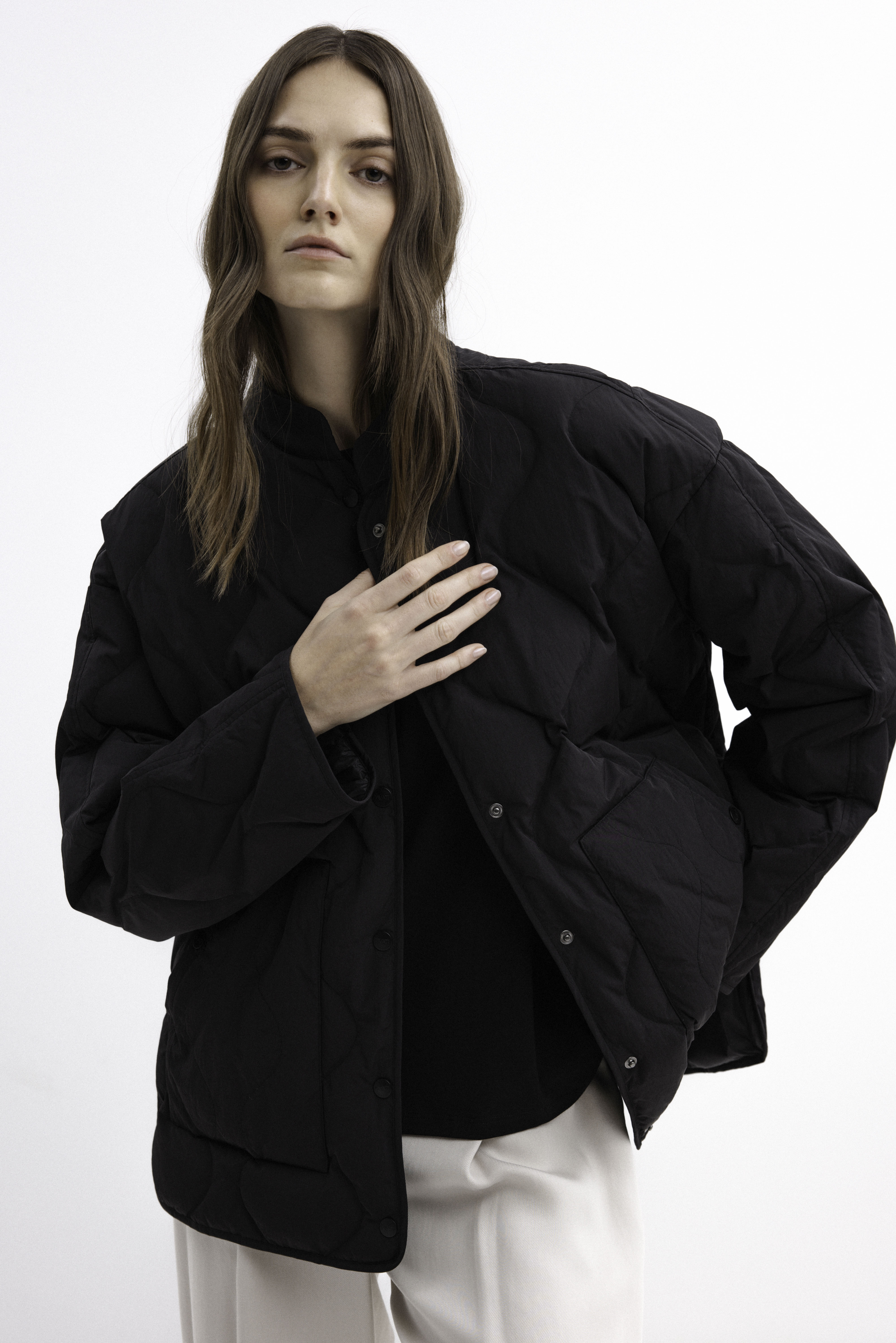 OVERSIZED BLACK DOWN JACKET