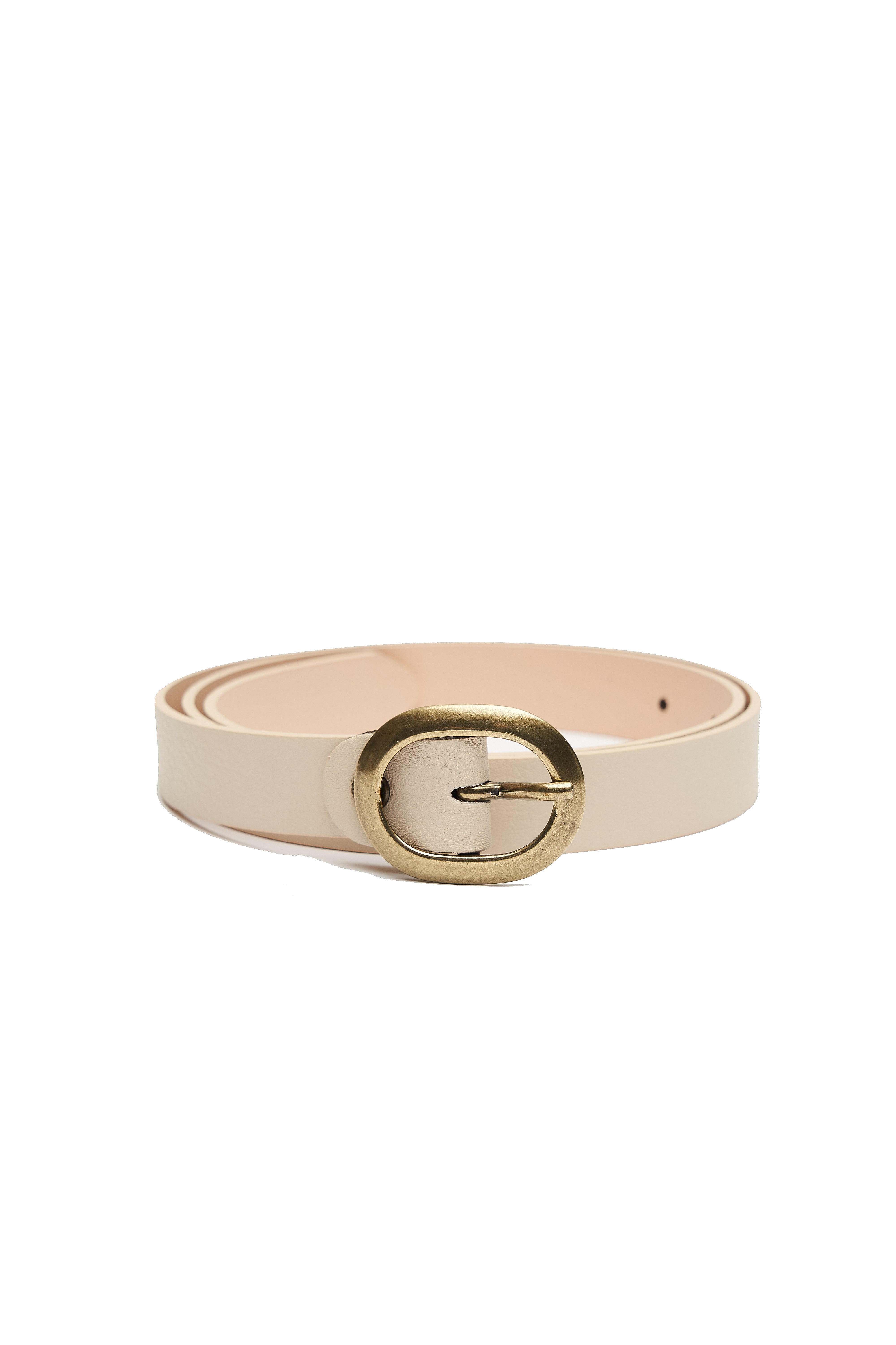 BEIGE LEATHER BELT