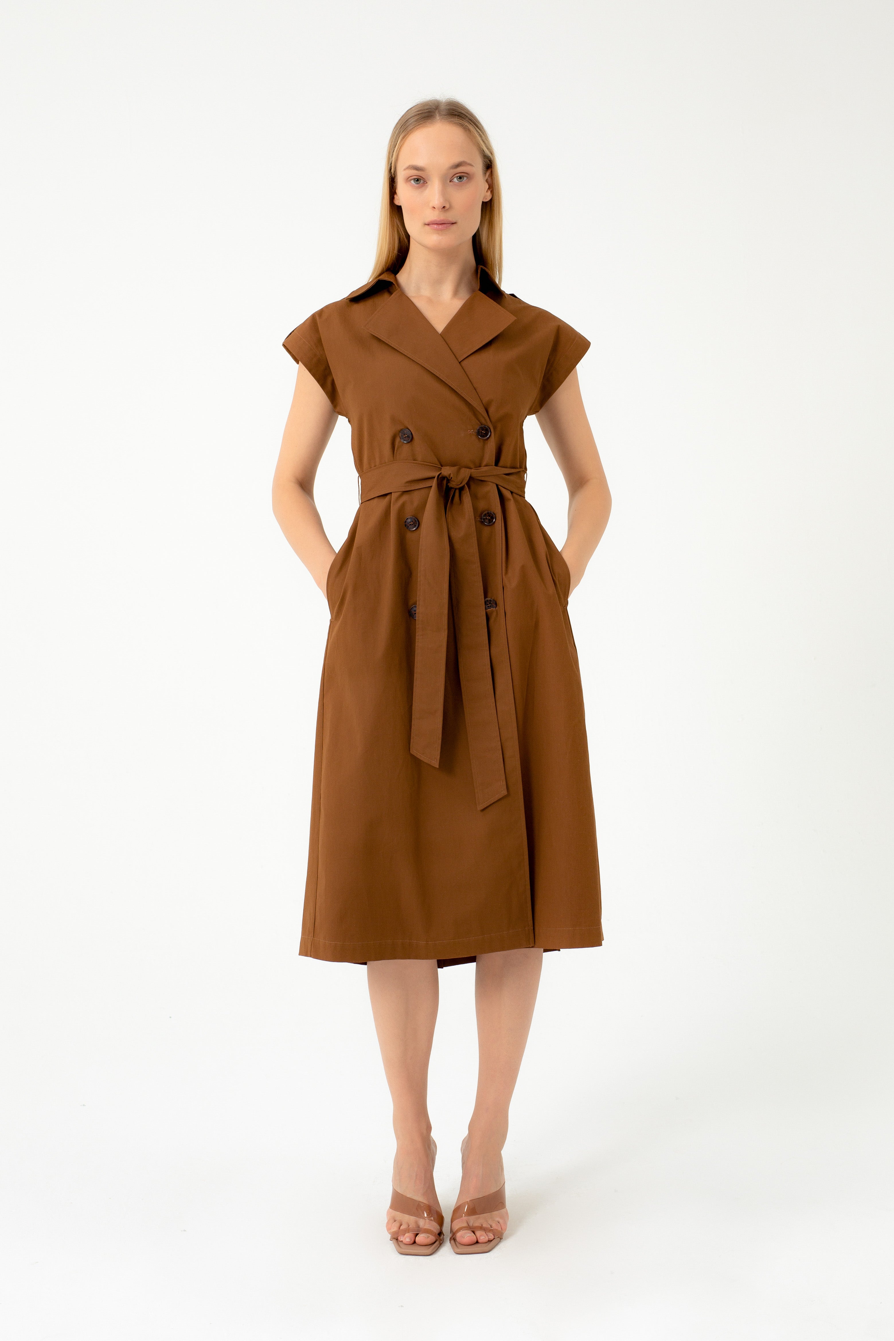 SAFARI CAMEL DRESS