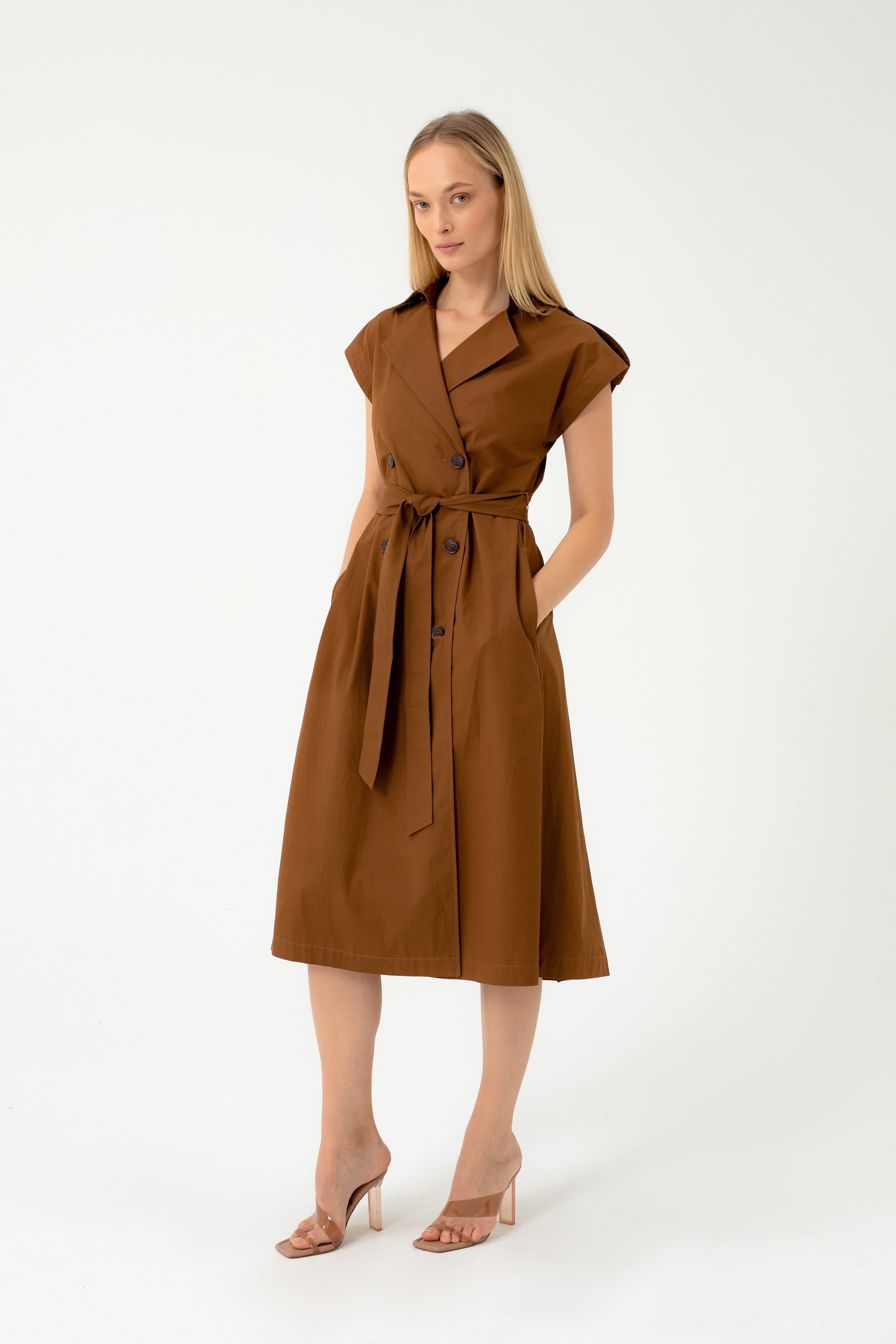 SAFARI CAMEL DRESS