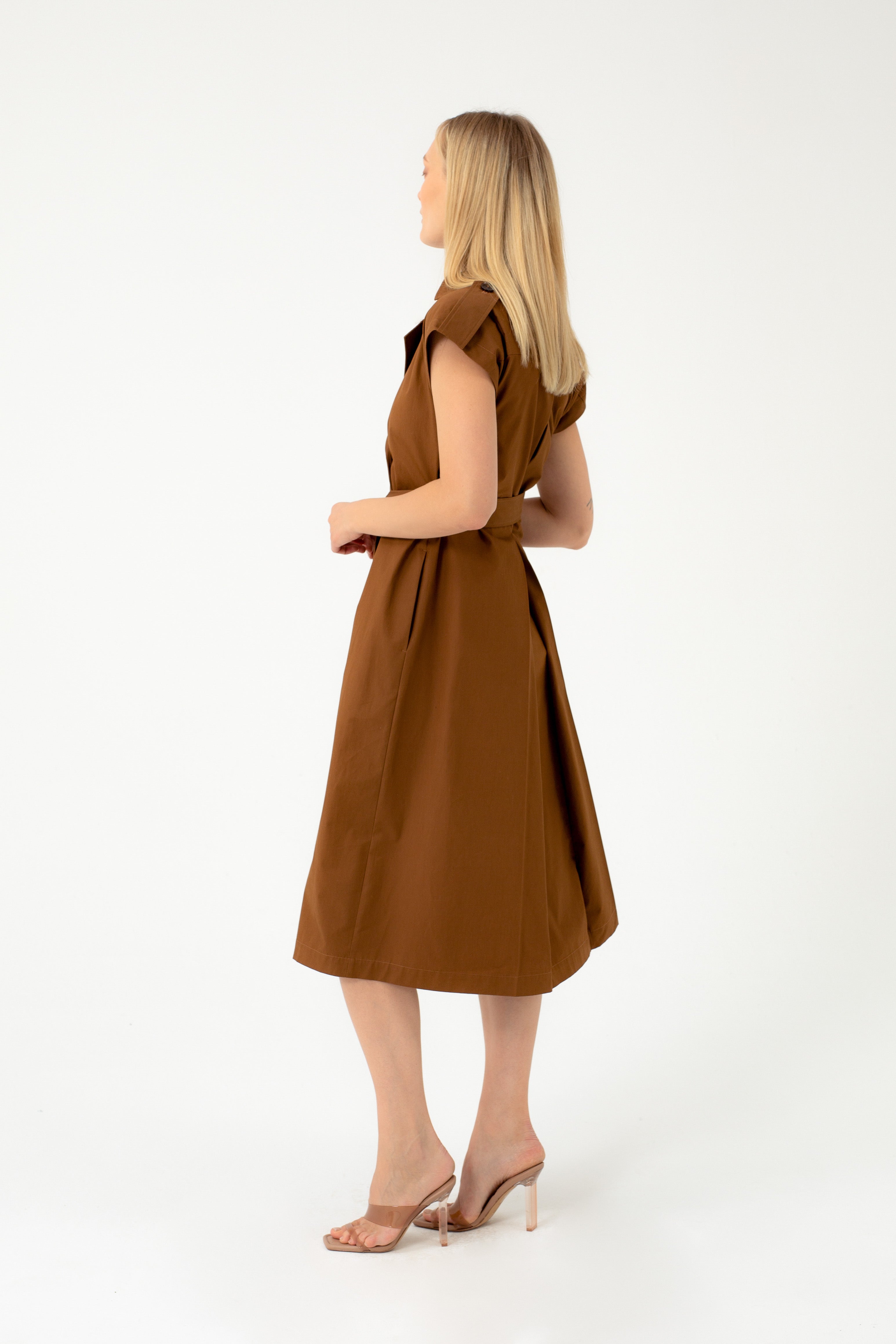 SAFARI CAMEL DRESS