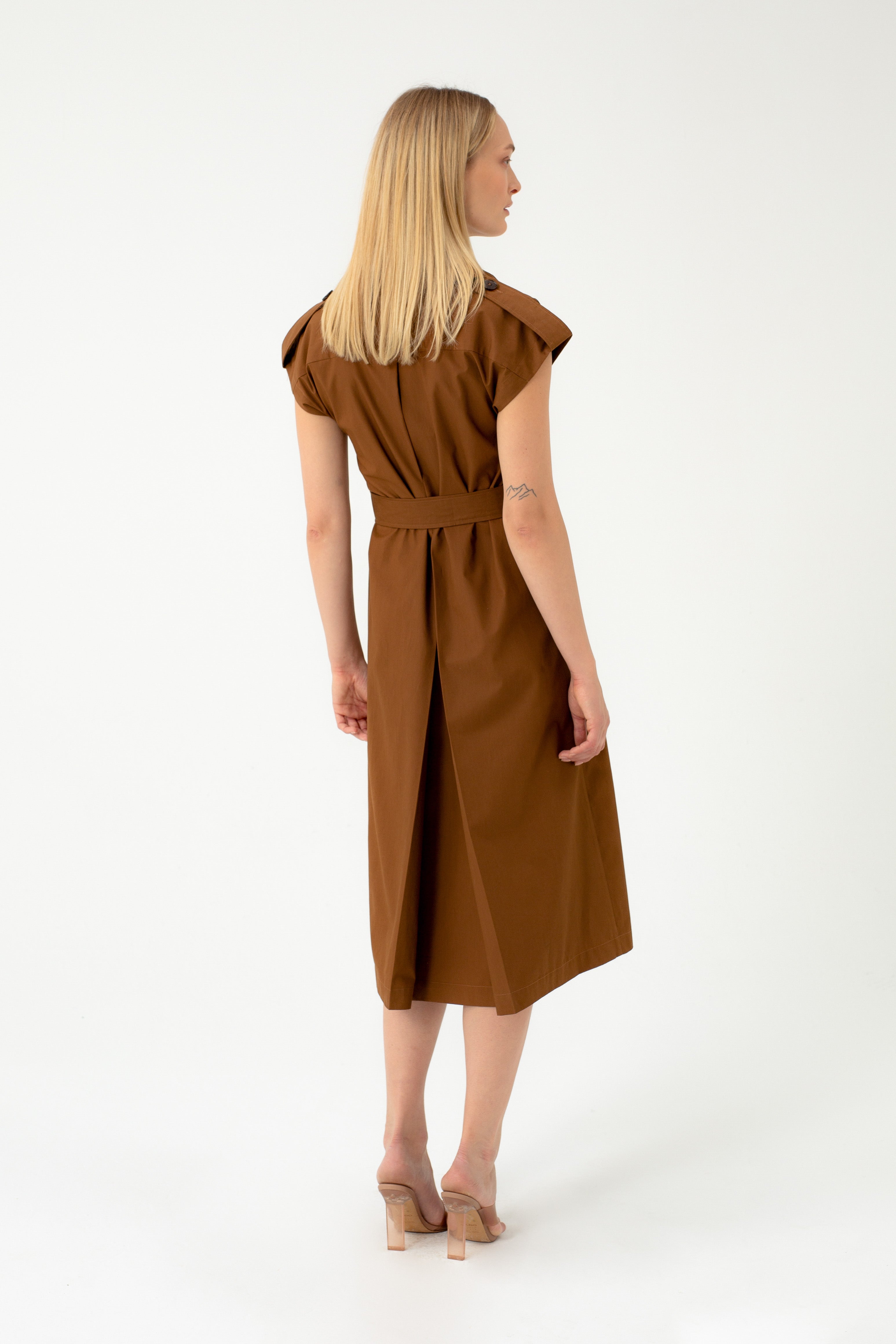 SAFARI CAMEL DRESS