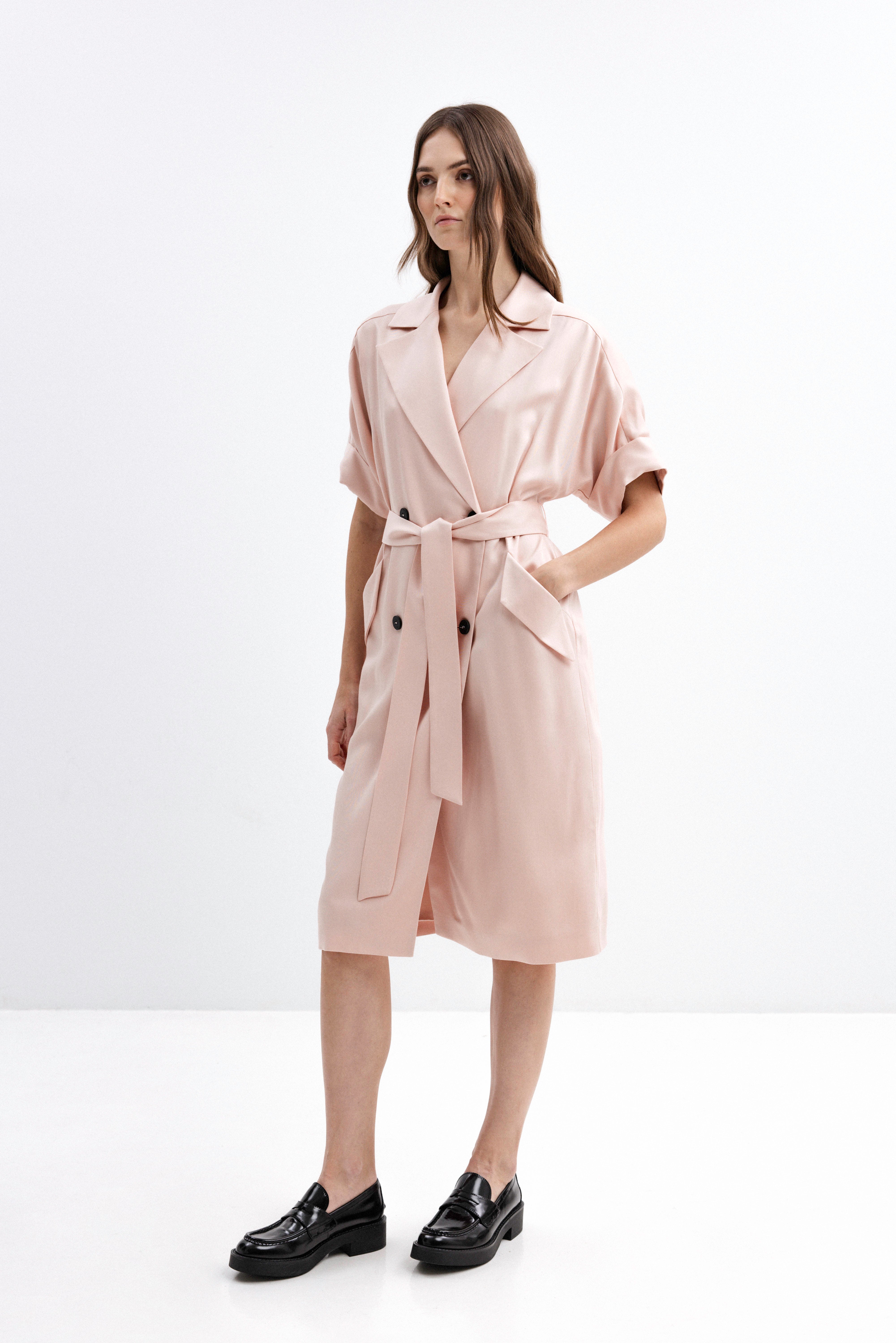 BLUSH ROSE VEST TYPE DRESS