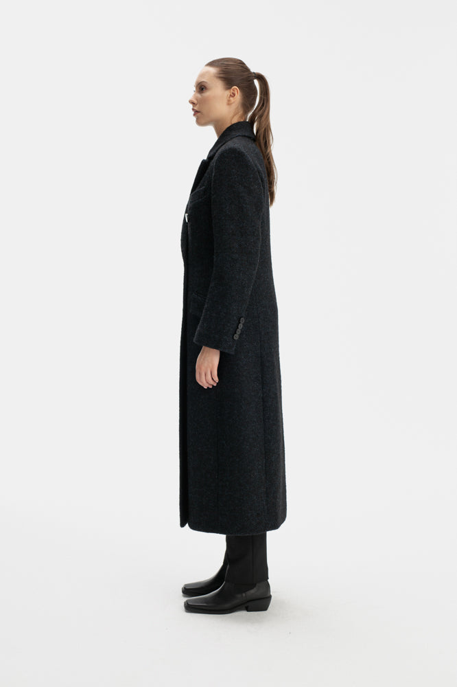 CLASSY NAVY LONG COAT