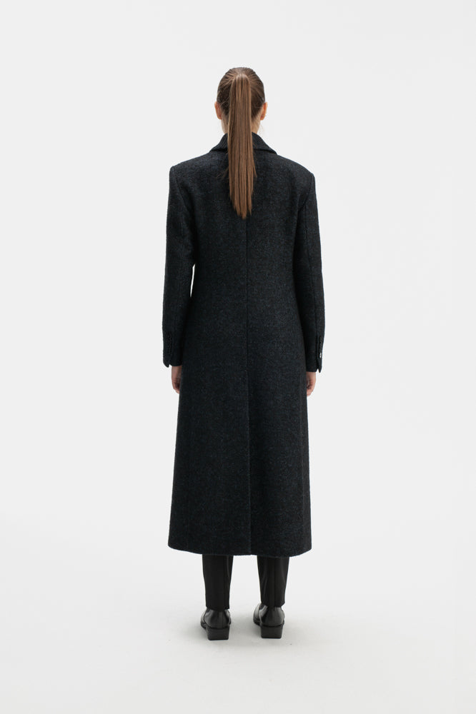CLASSY NAVY LONG COAT