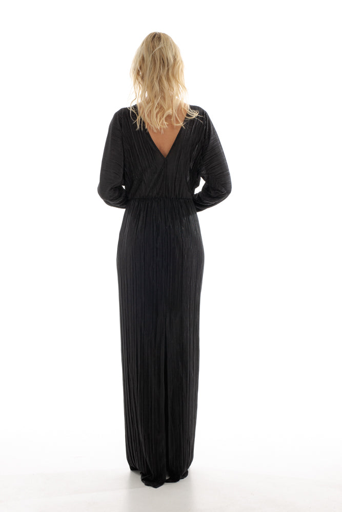 EVENING MAXI DRESS WITH KIMONO SLEEVES