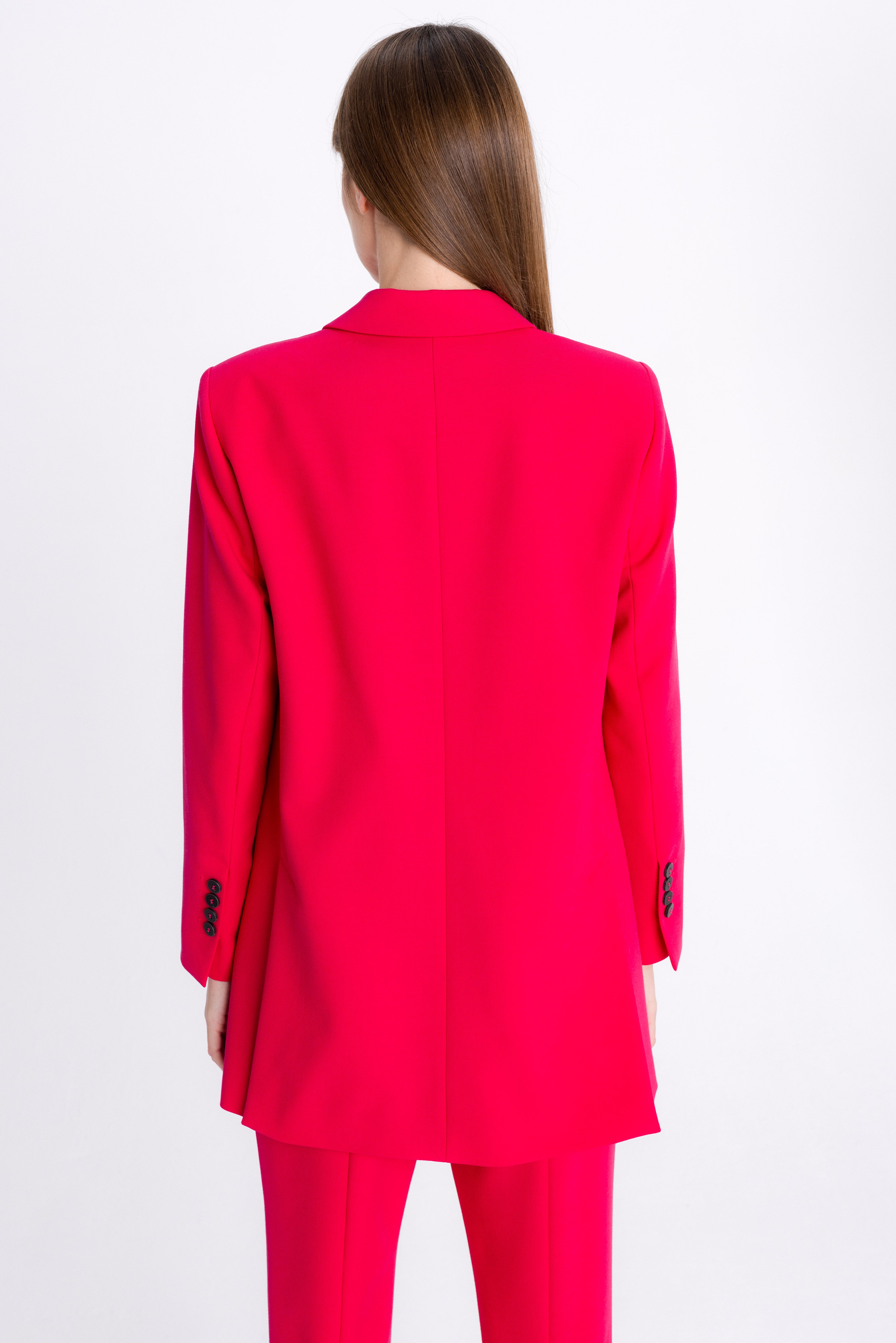 DOUBLE-BREASTED CYCLAMEN BLAZER