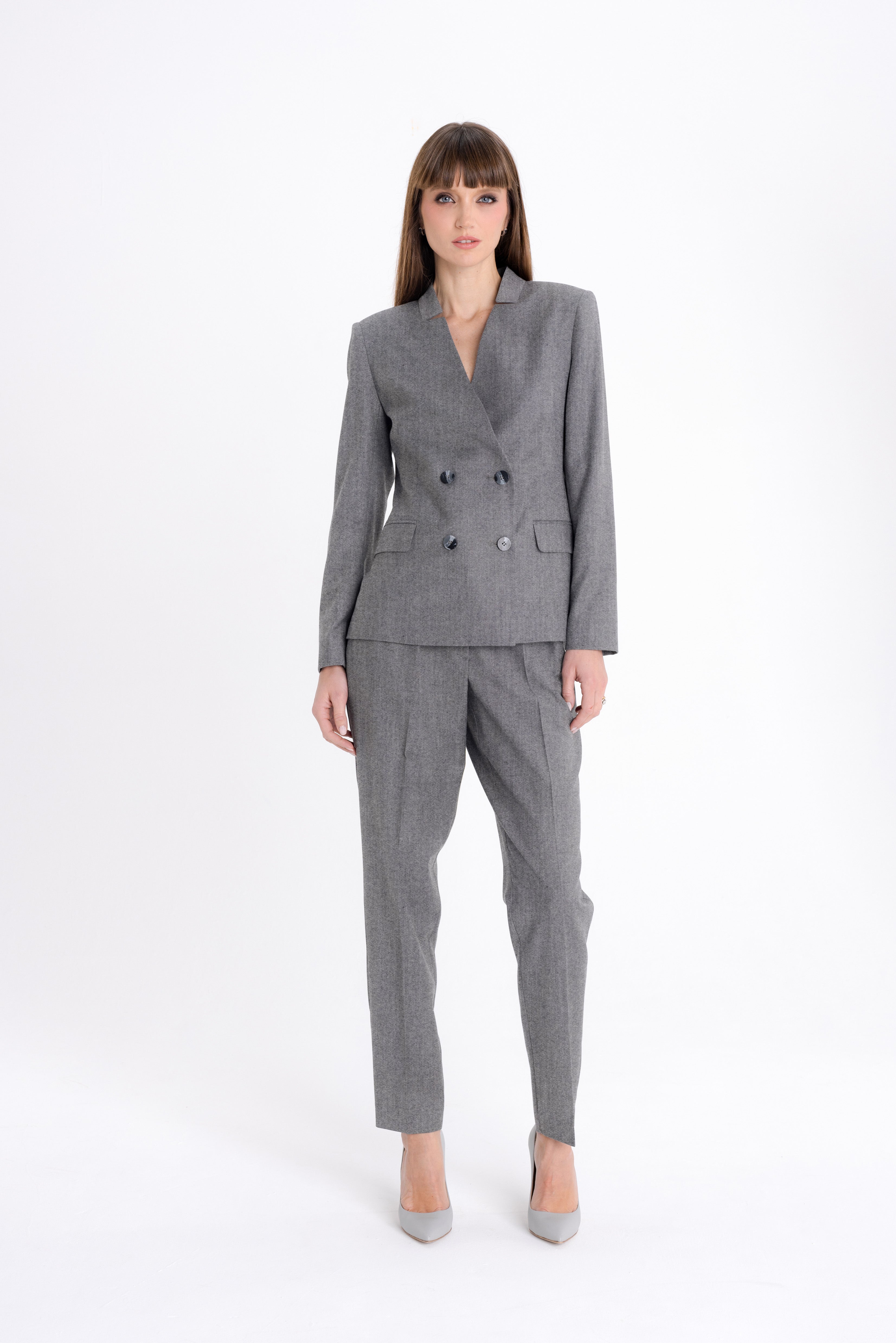 SLIM FIT LIGHT GREY BLAZER