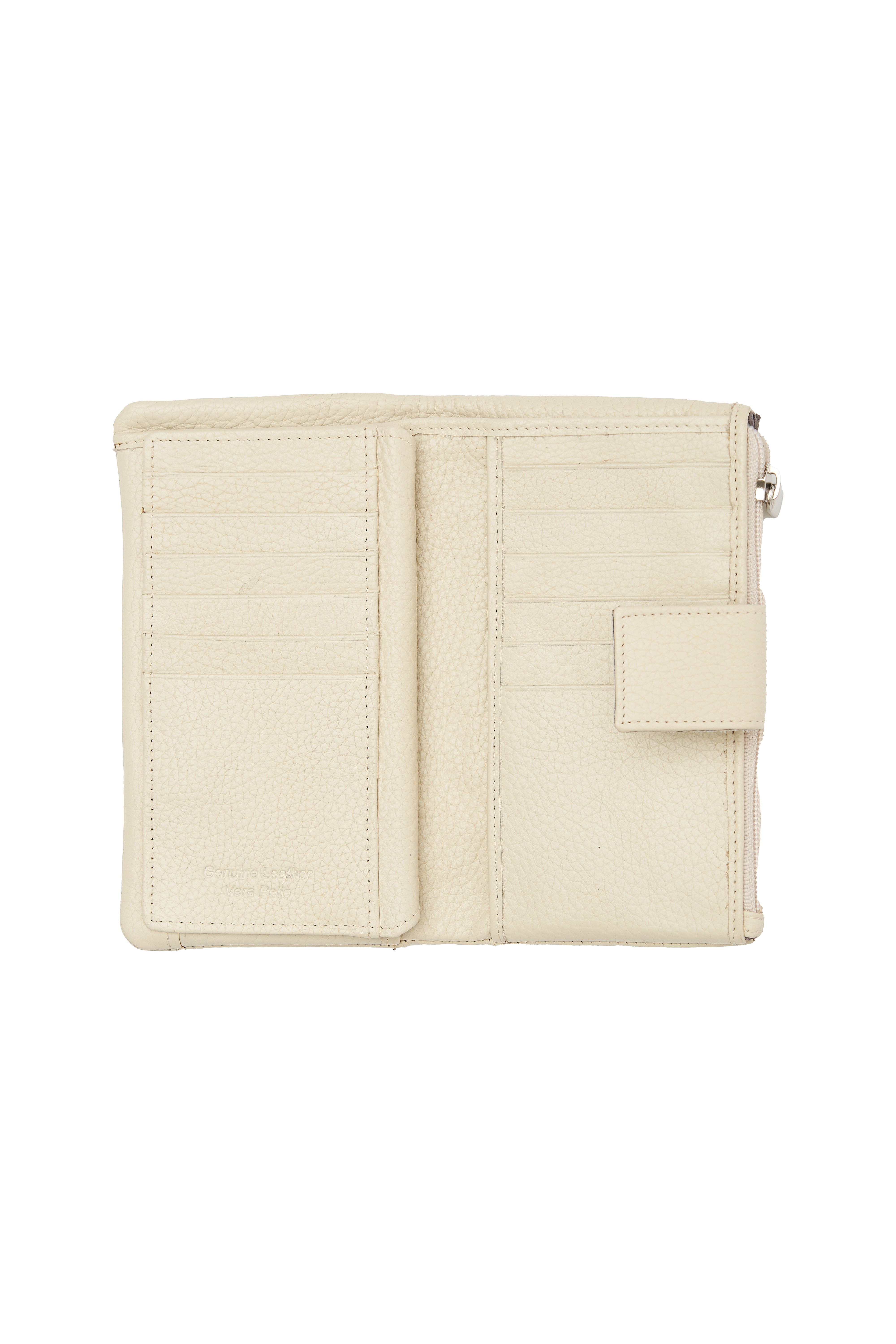 LEATHER SAND-COLORED WALLET