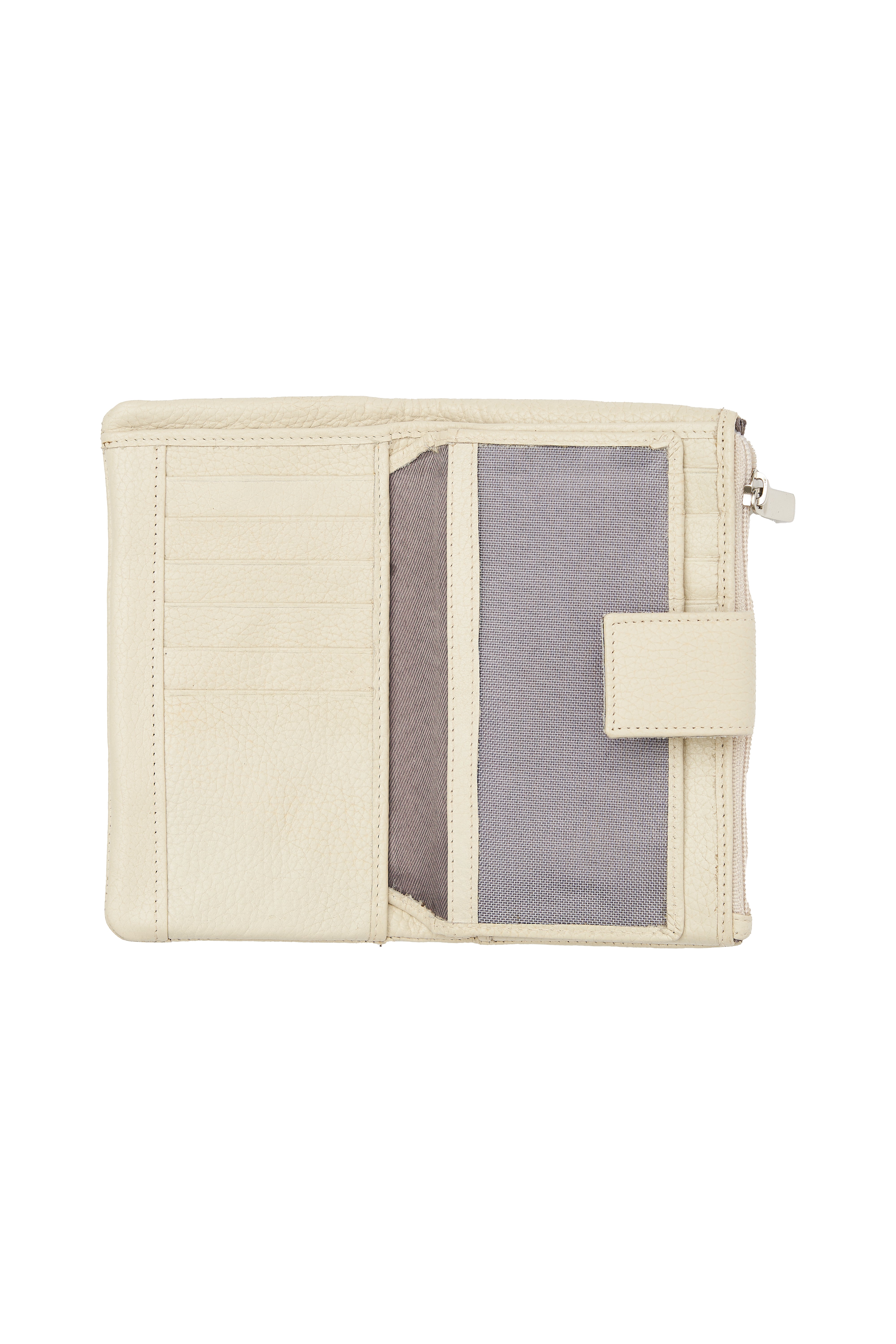 LEATHER SAND-COLORED WALLET