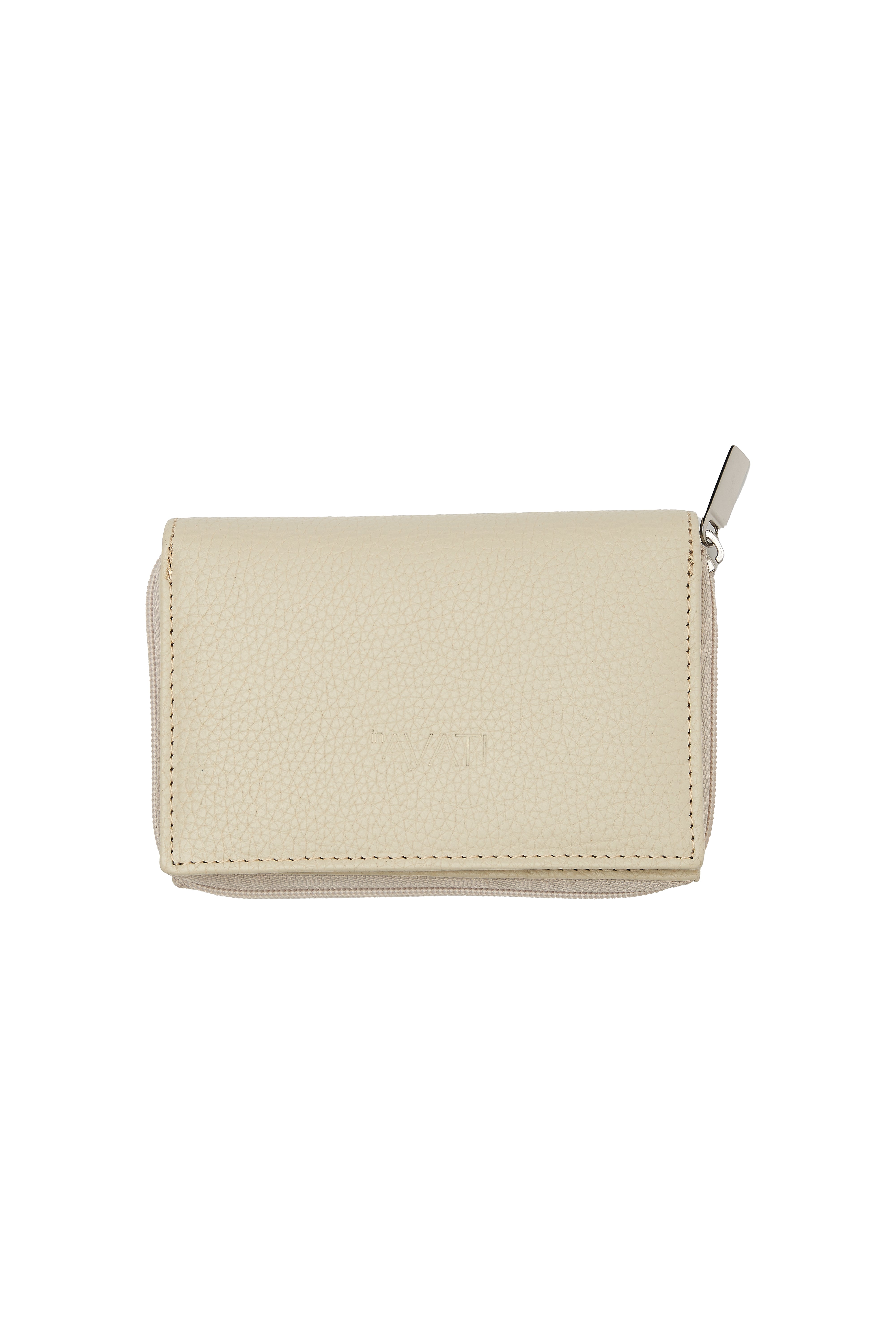 LEATHER SAND-COLORED WALLET