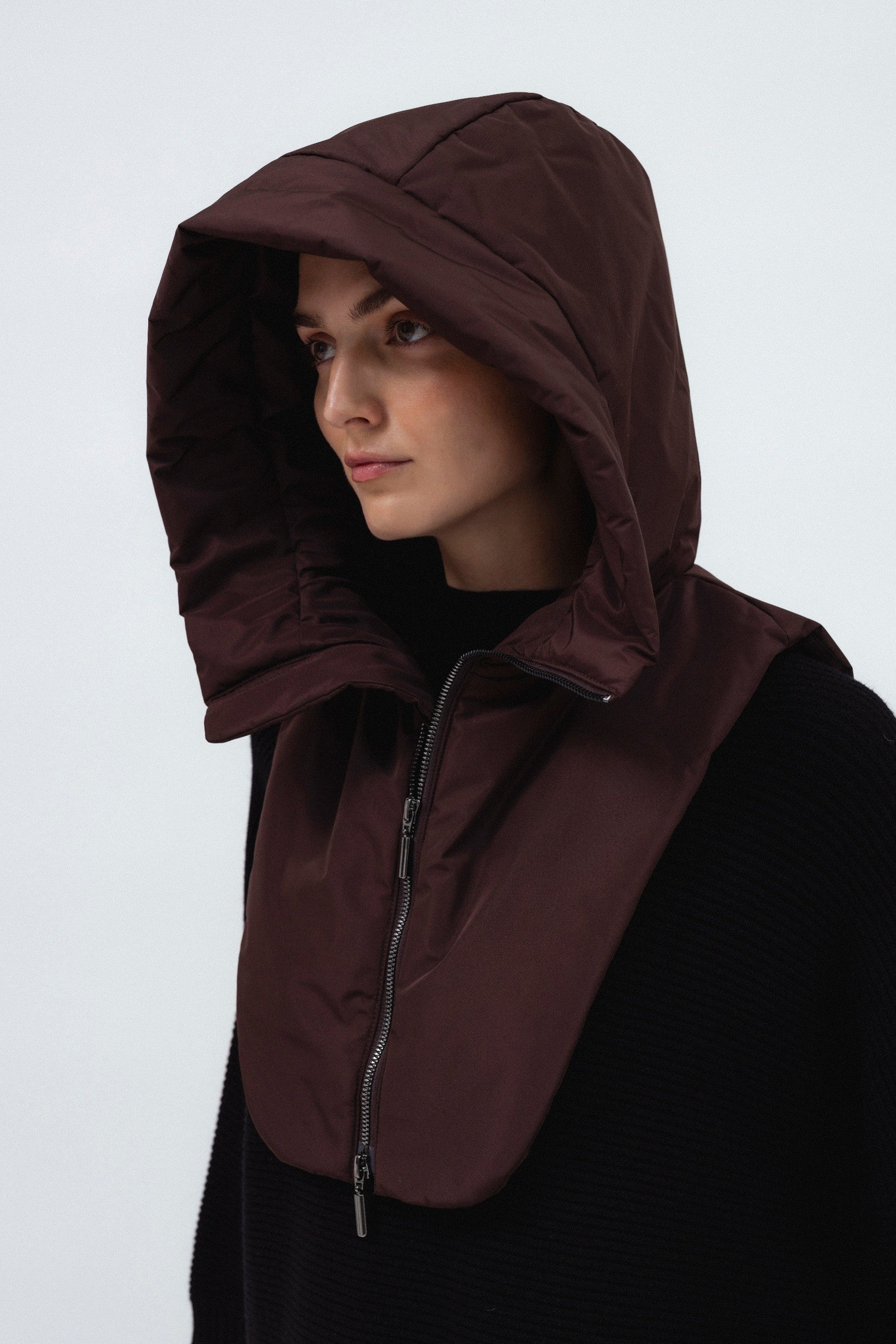 CHOCOLATE BROWN HOOD