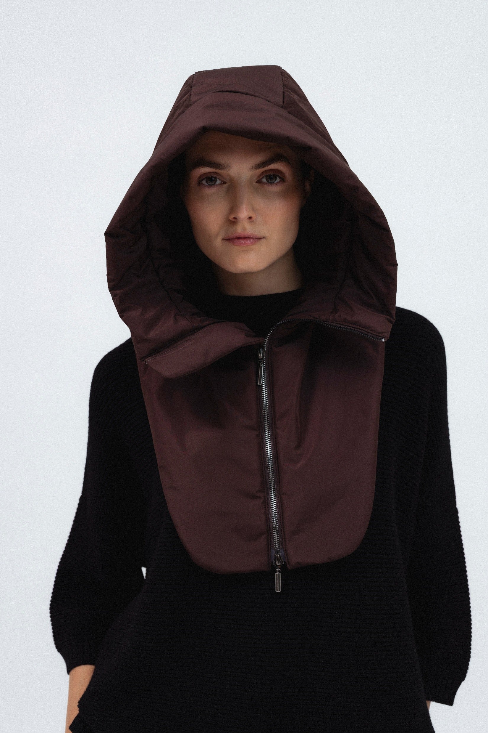 CHOCOLATE BROWN HOOD