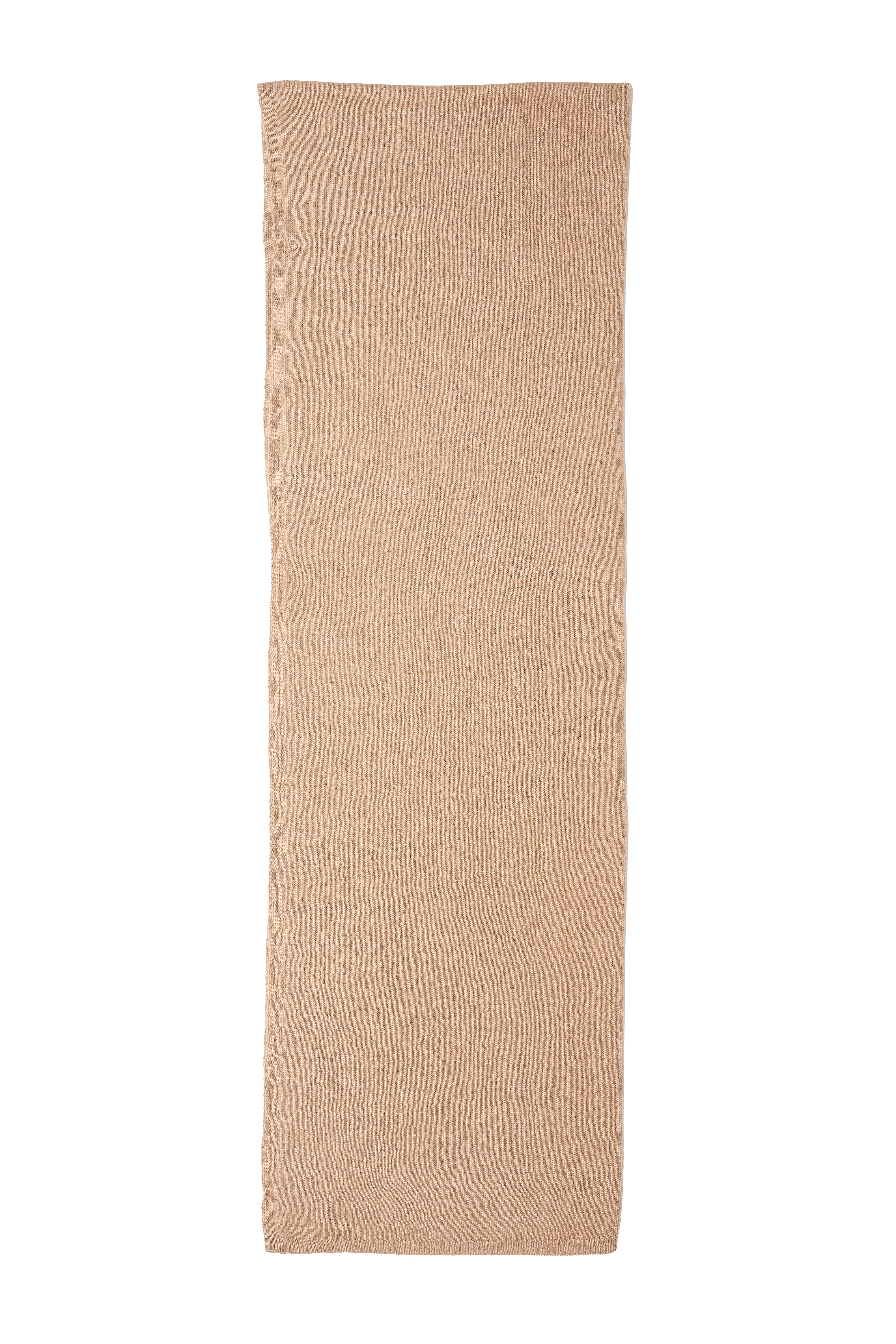 WOMEN CAMEL SCARF WITH CASHMERE