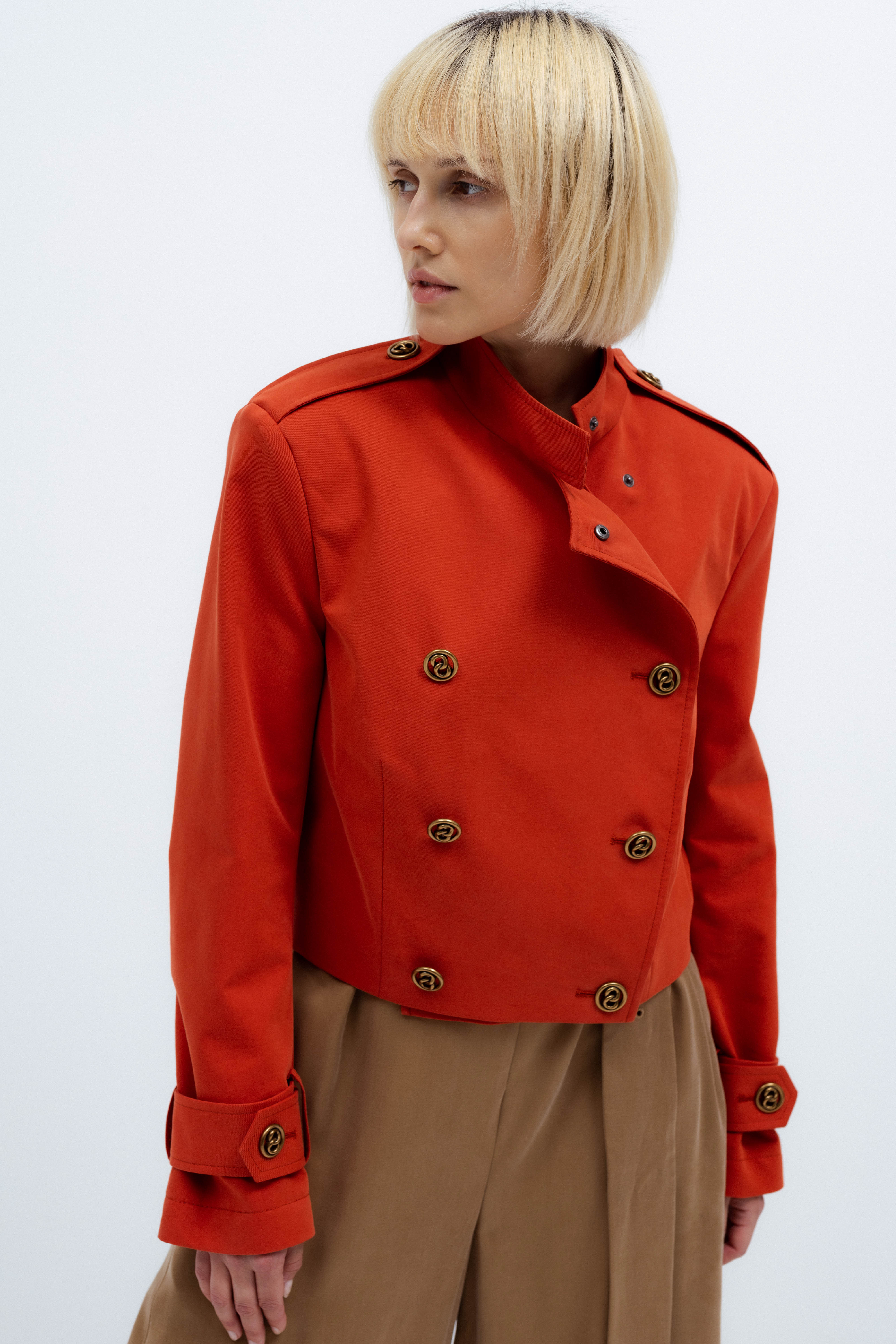 MILITARY-STYLE RUST JACKET