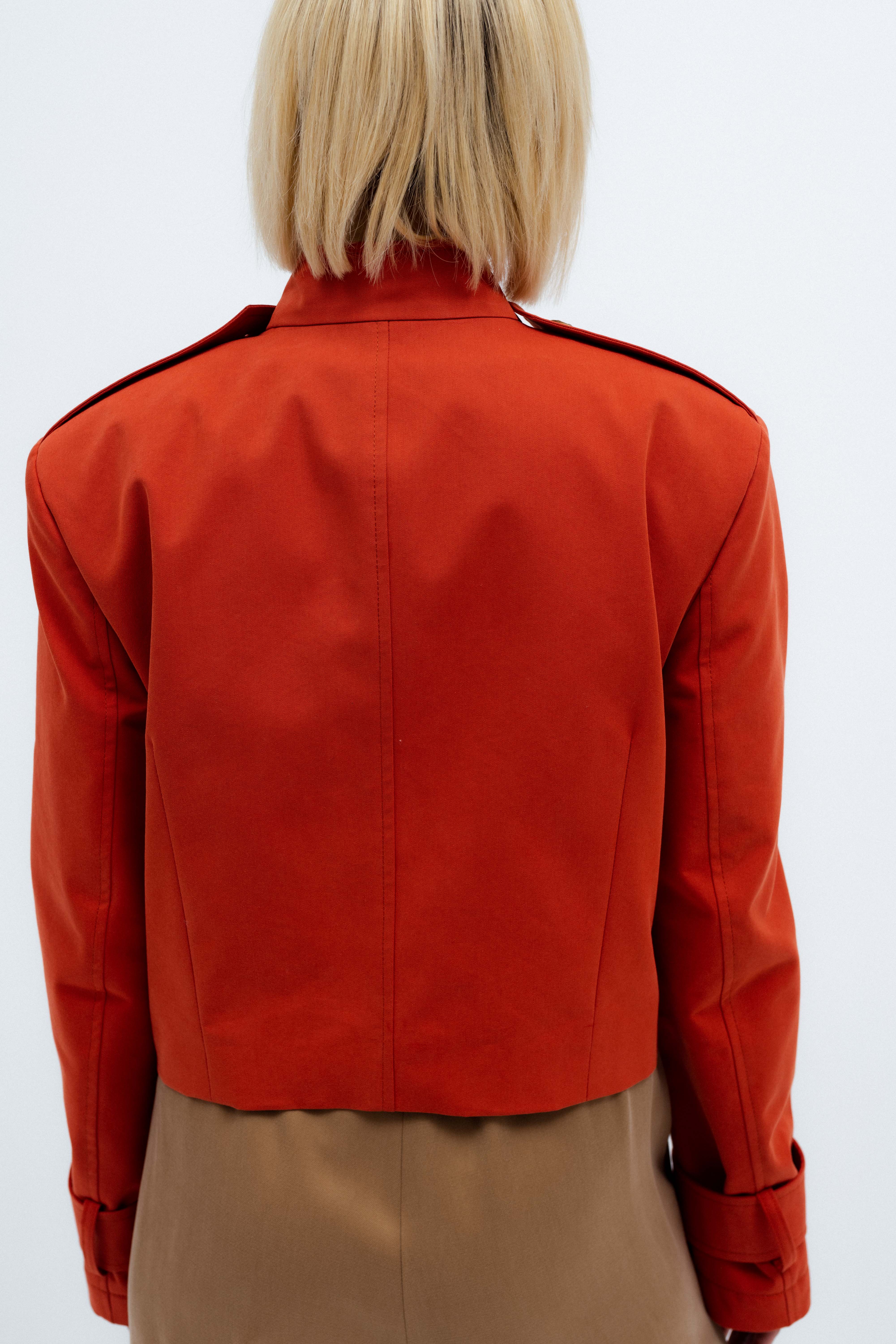 MILITARY-STYLE RUST JACKET