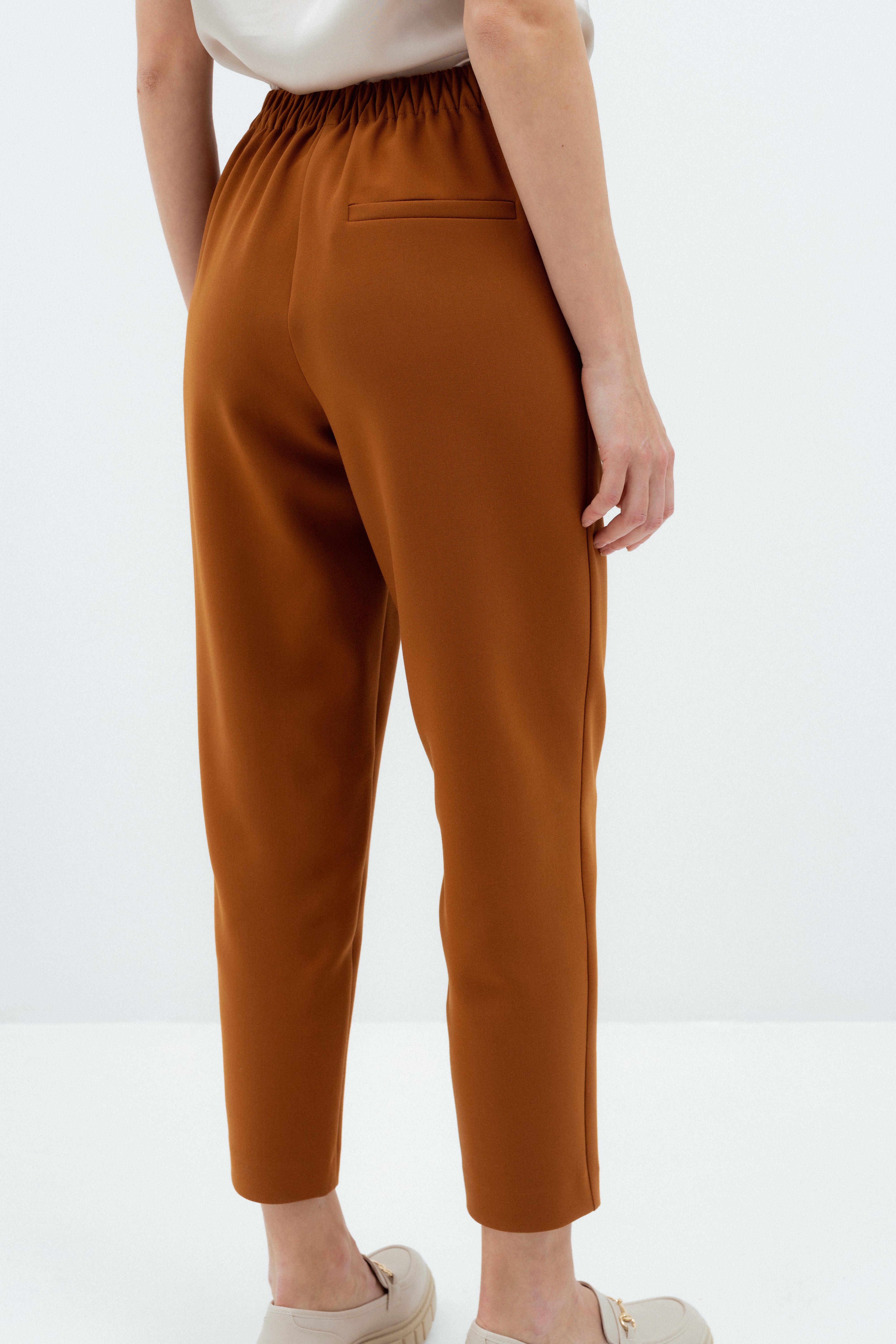 CHESTNUT JOGGER TROUSERS