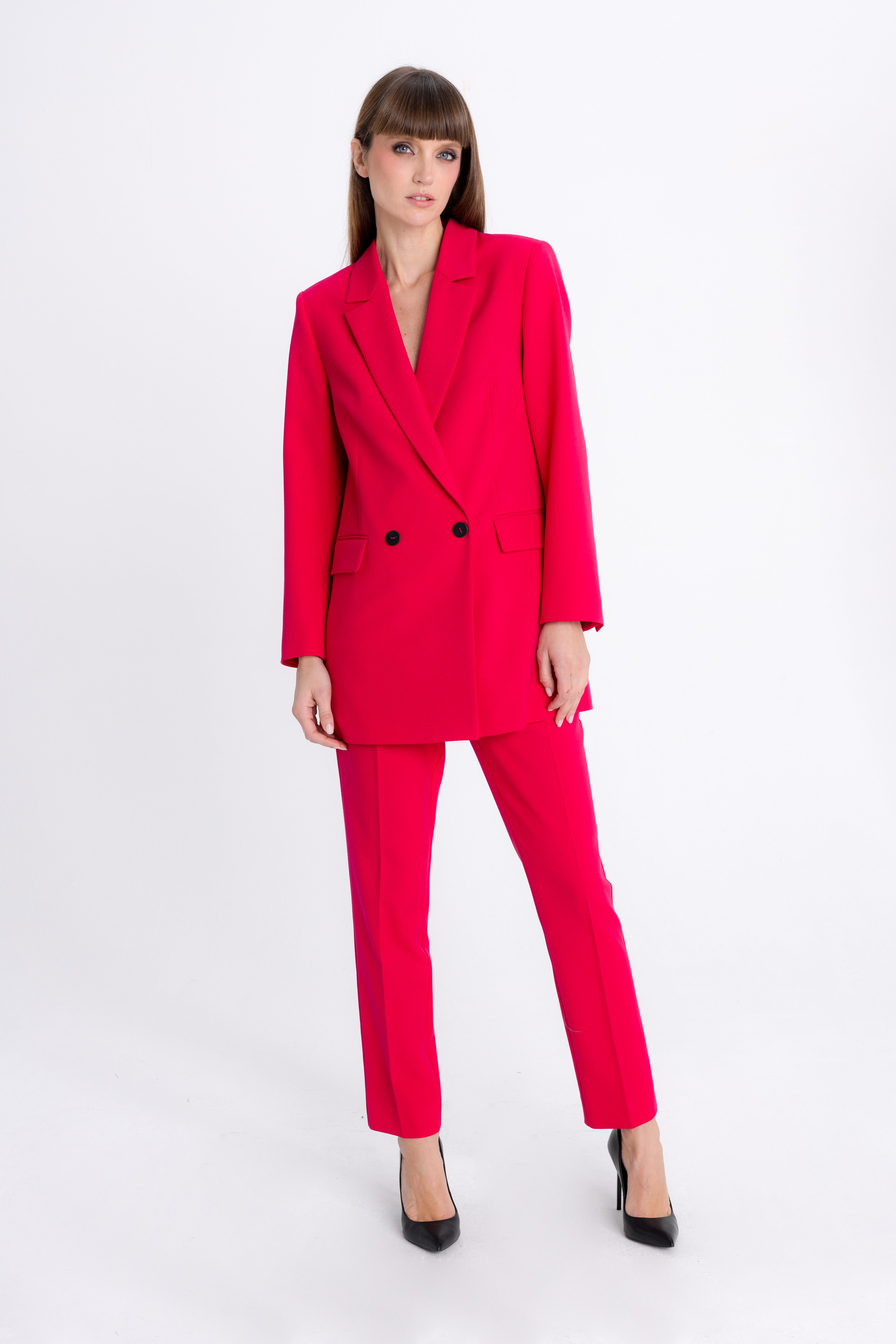 CYCLAMEN SLIM FIT TROUSERS