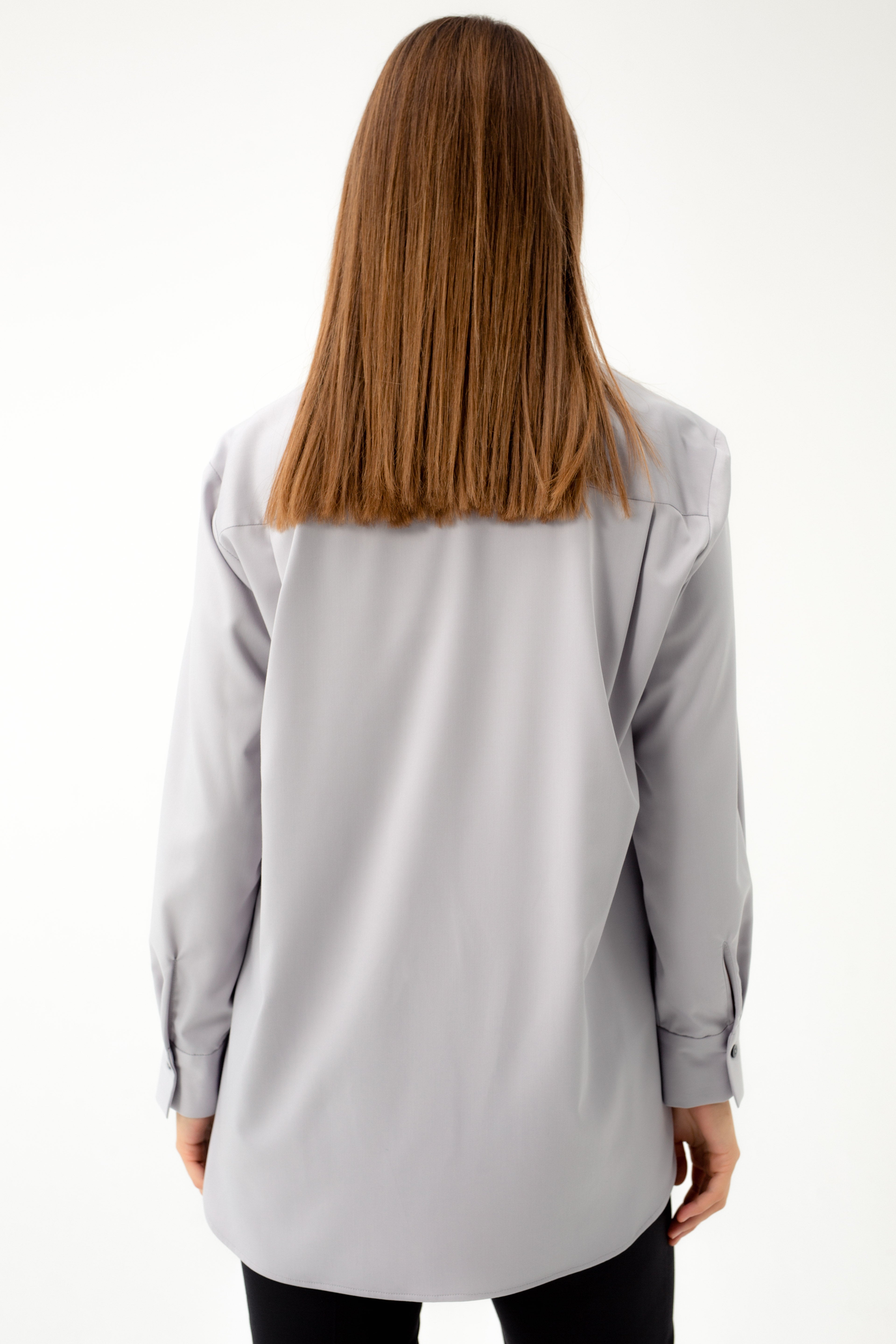 BAMBOO GREY LOOSE FIT SHIRT