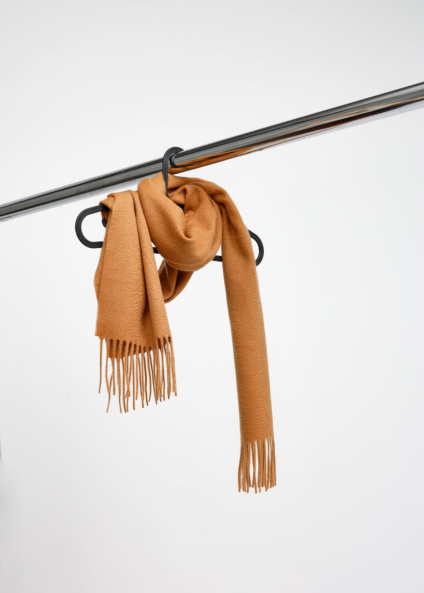 CASHMERE WOOL SCARF CAMEL