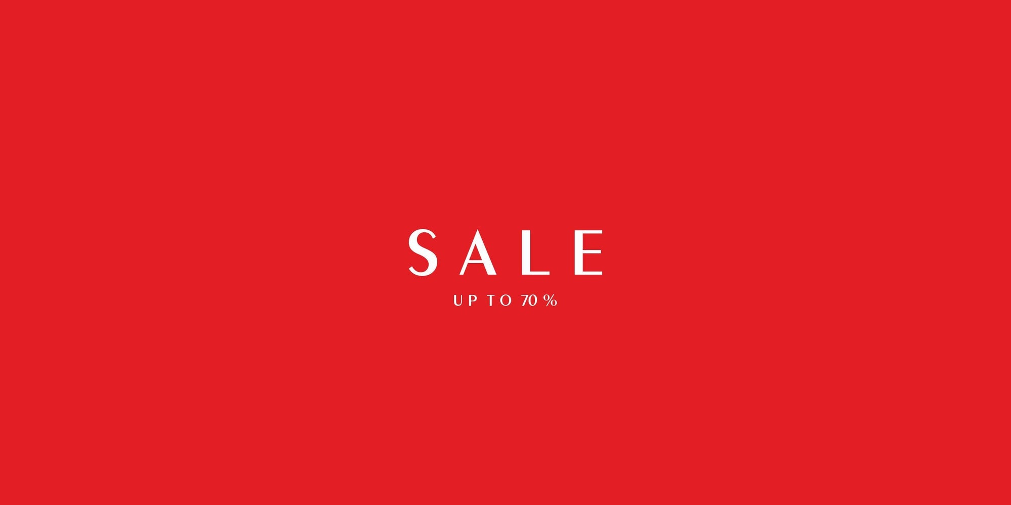 Sale up to 70%