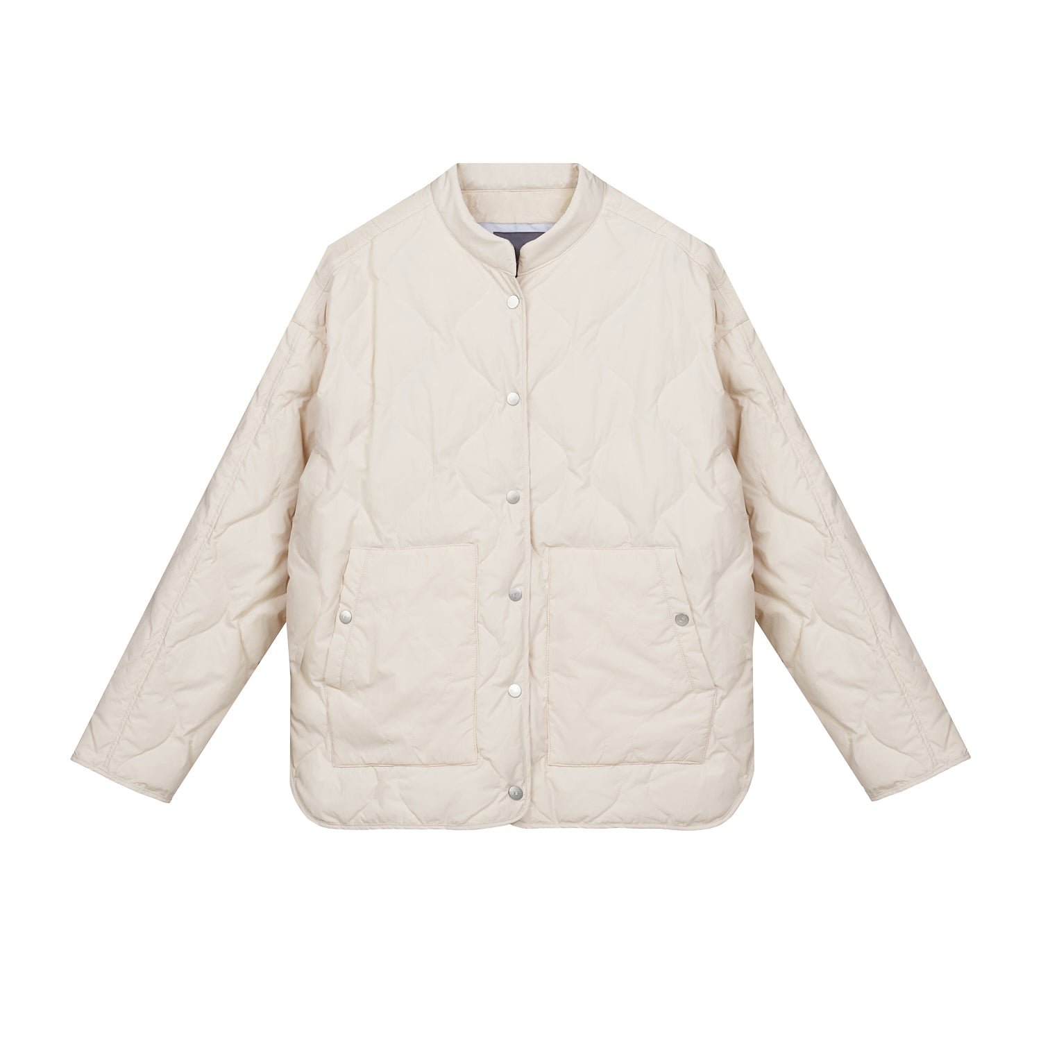 OVERSIZED MILK SHADE DOWN JACKET