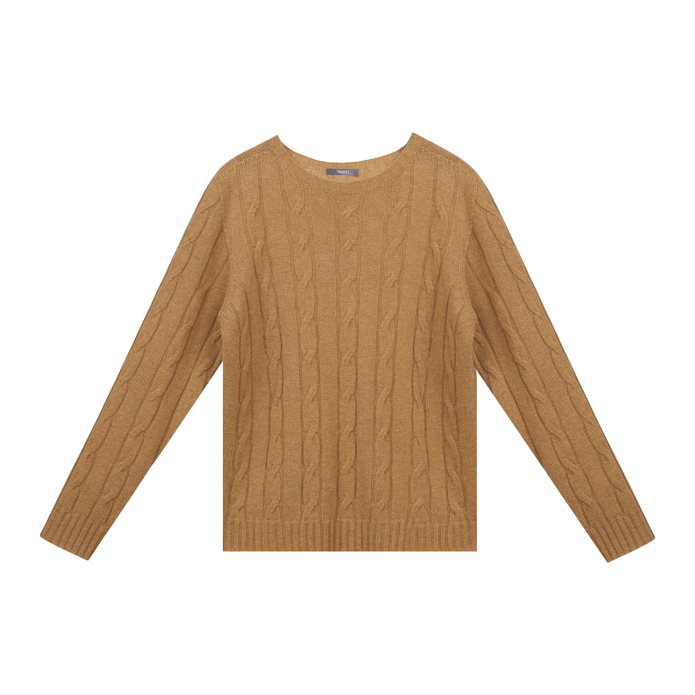 CAMEL CASHMERE SWEATER
