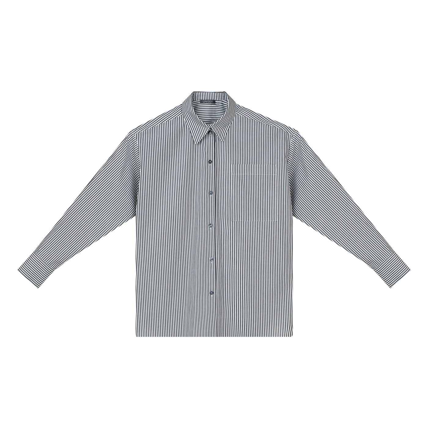 UNISEX LONG-SLEEVE STRIPED SHIRT