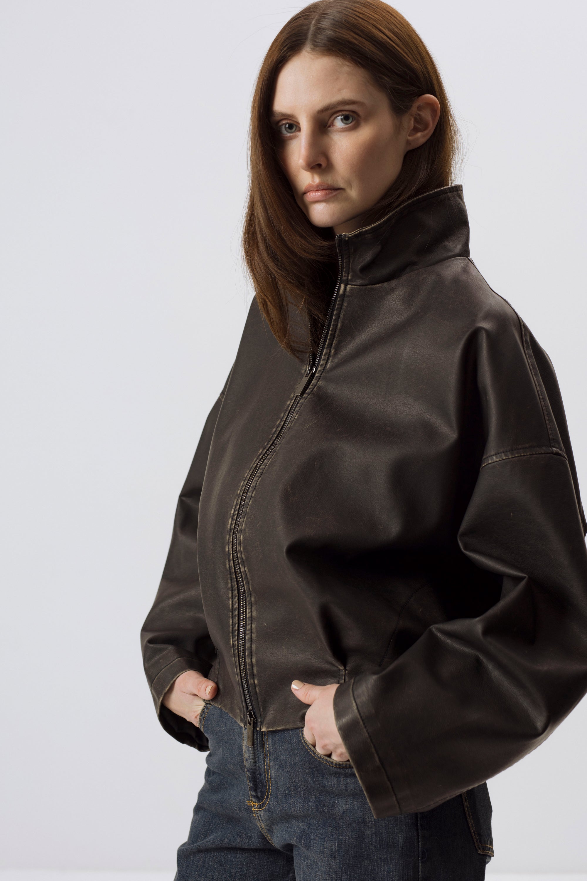 Khaki Bomberjacke