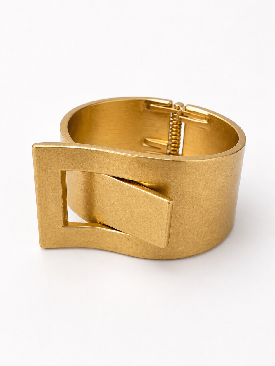 GOLD-TONE CUFF BRACELET