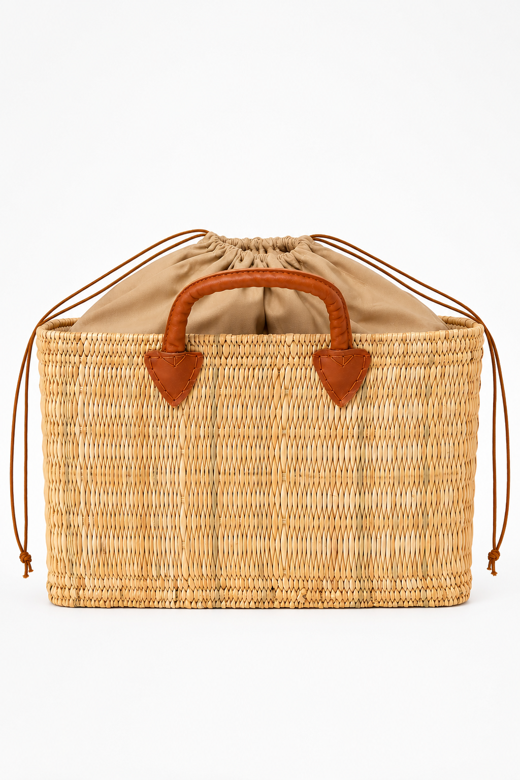HANDMADE BULRUSH BASKET BAG