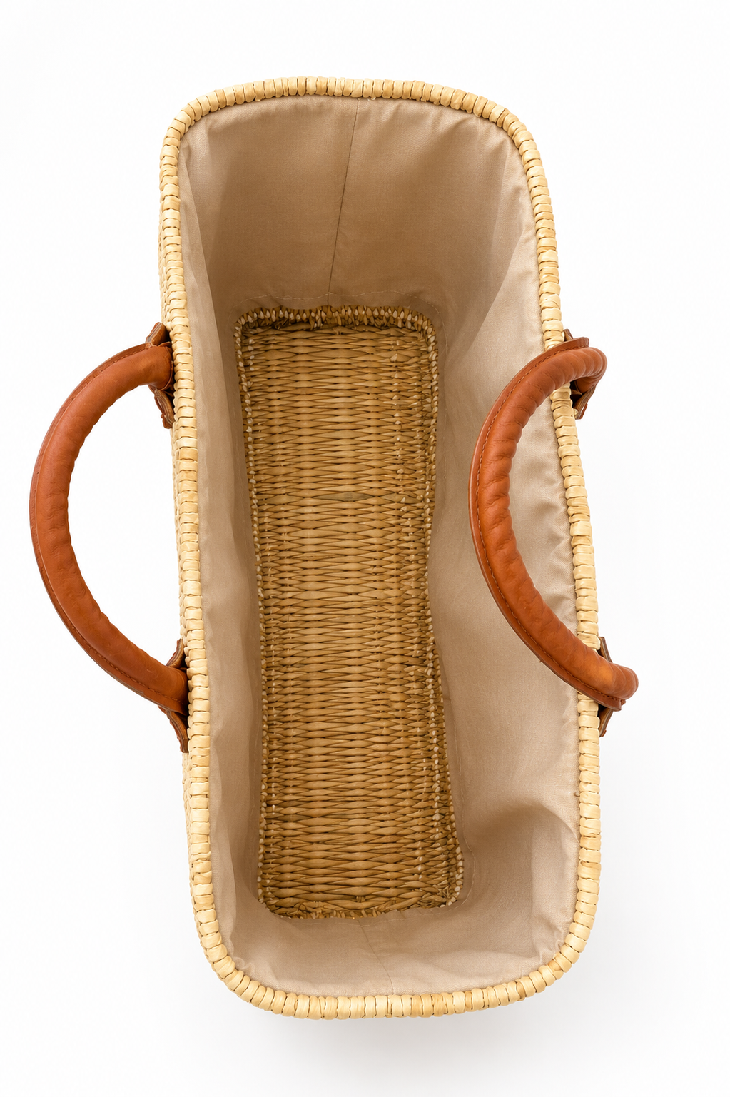 HANDMADE BULRUSH BASKET BAG