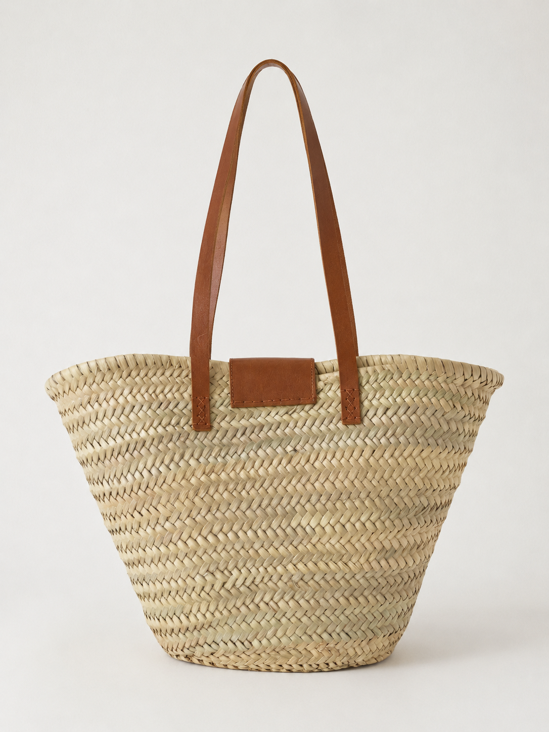 HANDMADE PALM FIBER BASKET BAG