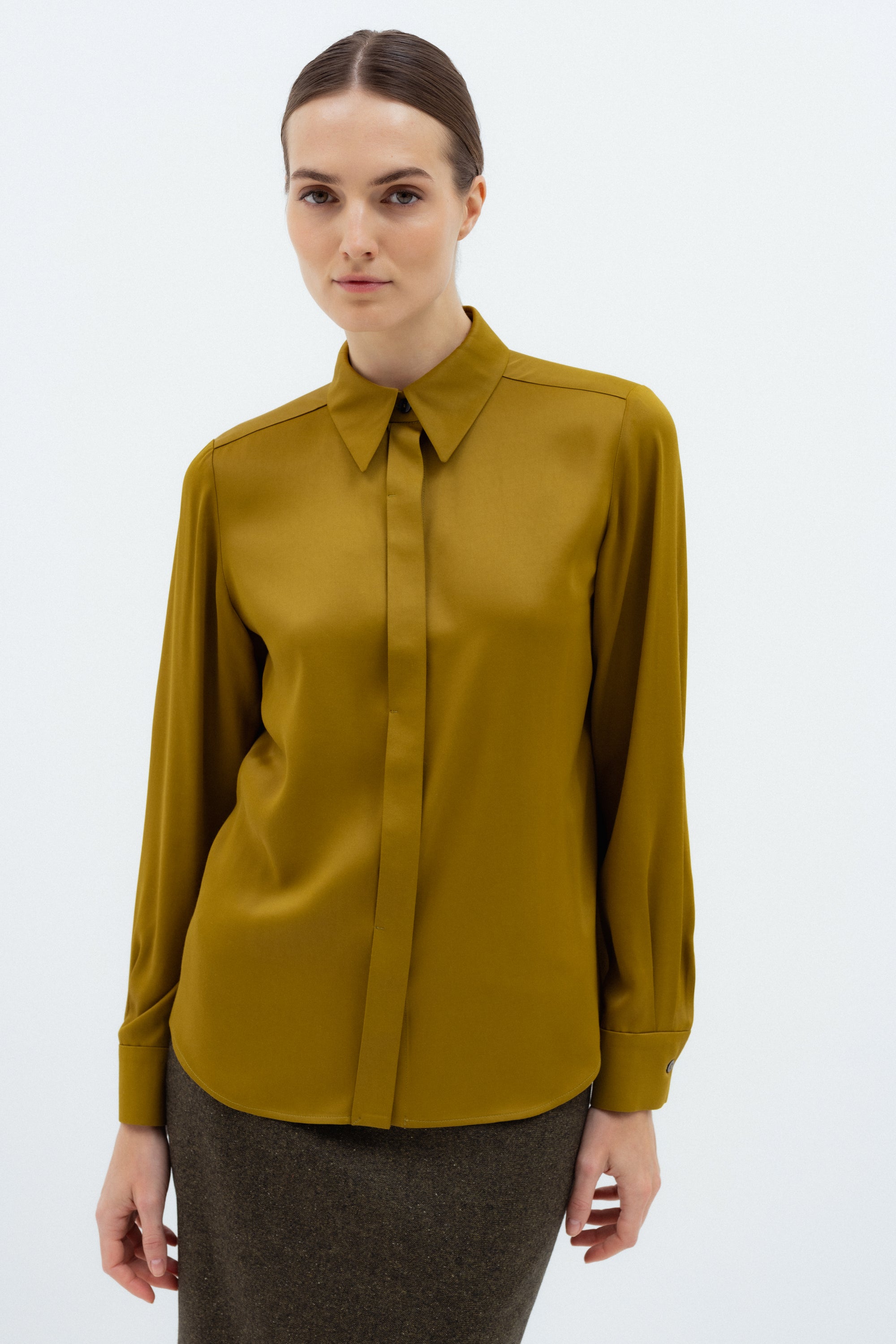 DARK MUSTARD SHIRT