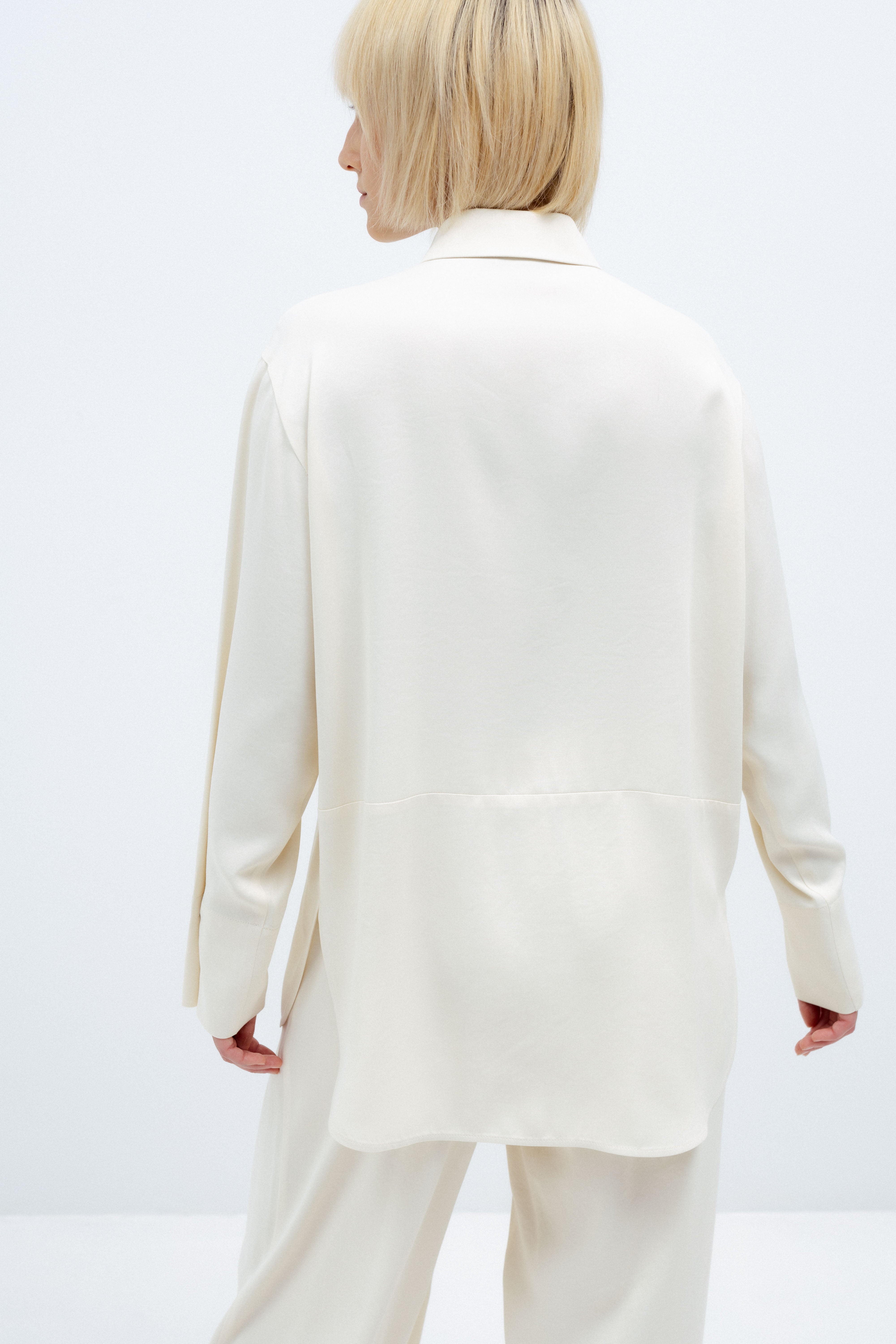 MILK-SHADE FLUID SHIRT