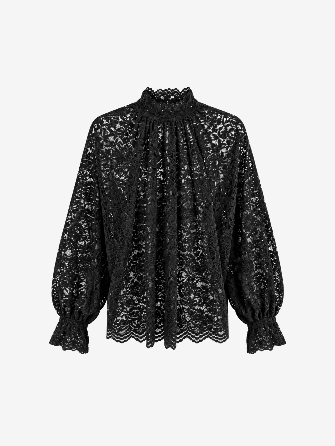 BLACK LACE BLOUSE