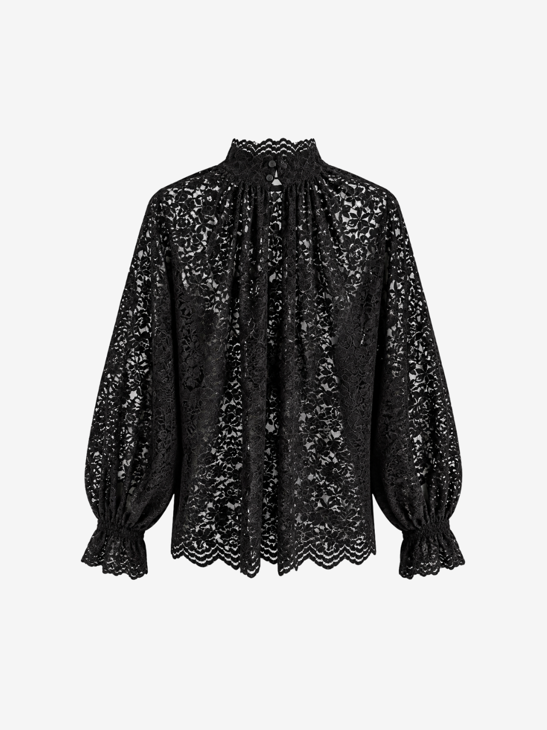 BLACK LACE BLOUSE