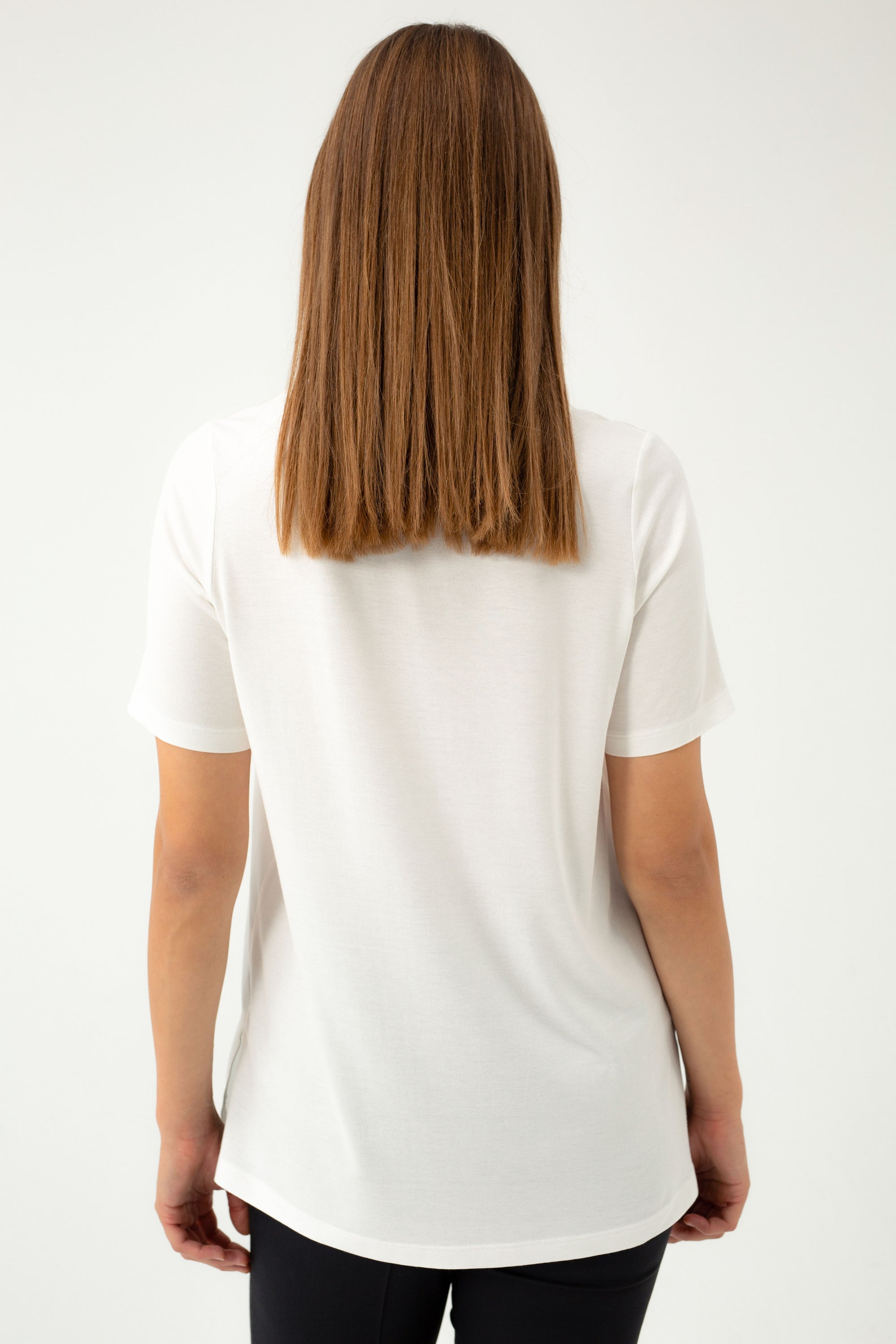 MILK BLOUSE WITH DECORATIVE FRONT