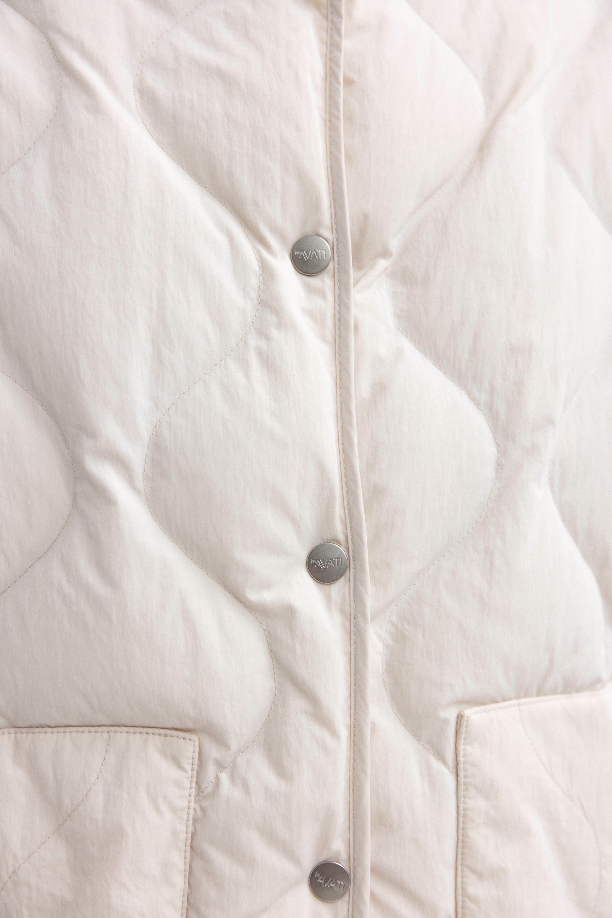 OVERSIZED MILK SHADE DOWN JACKET