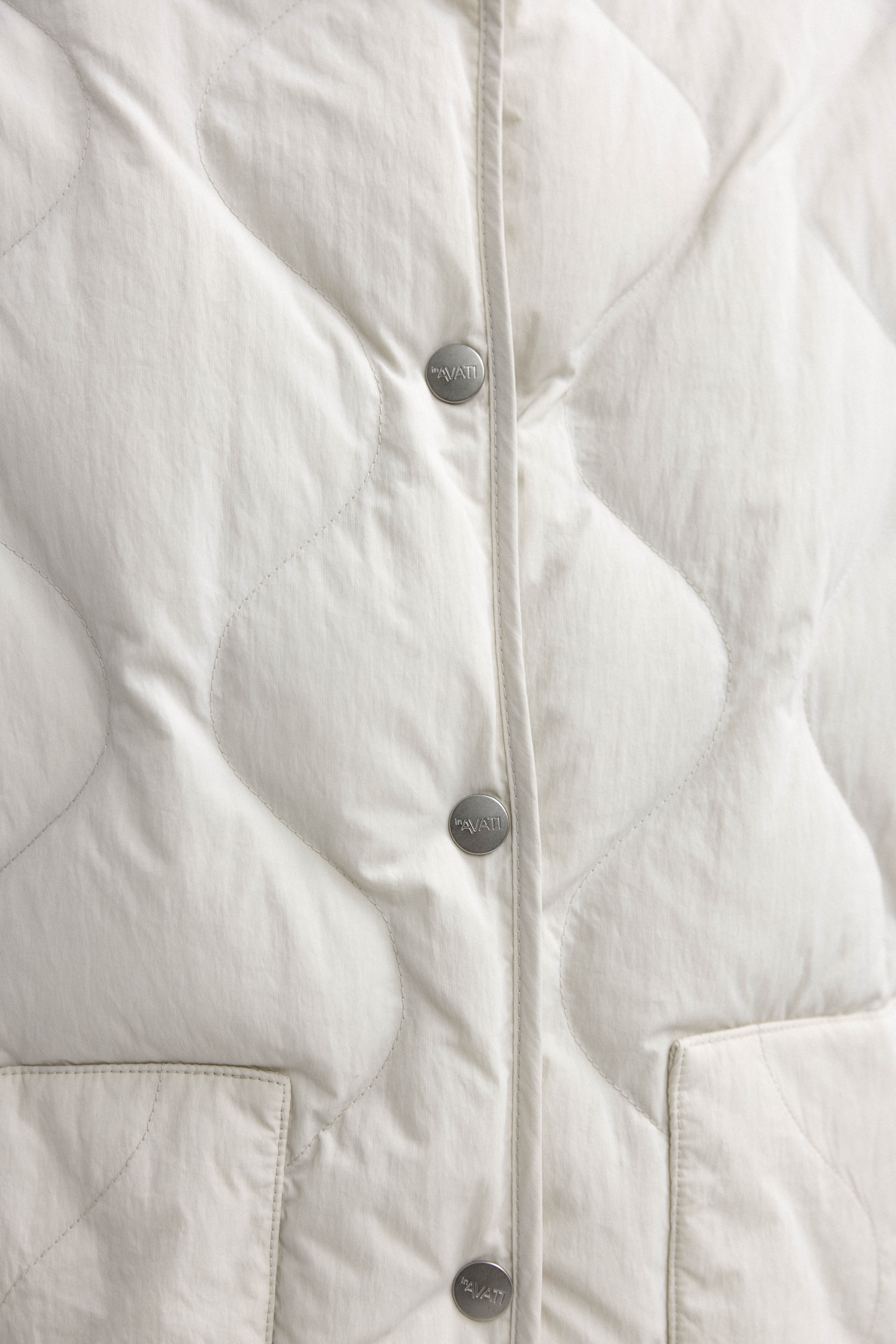 OVERSIZED MILK SHADE DOWN JACKET
