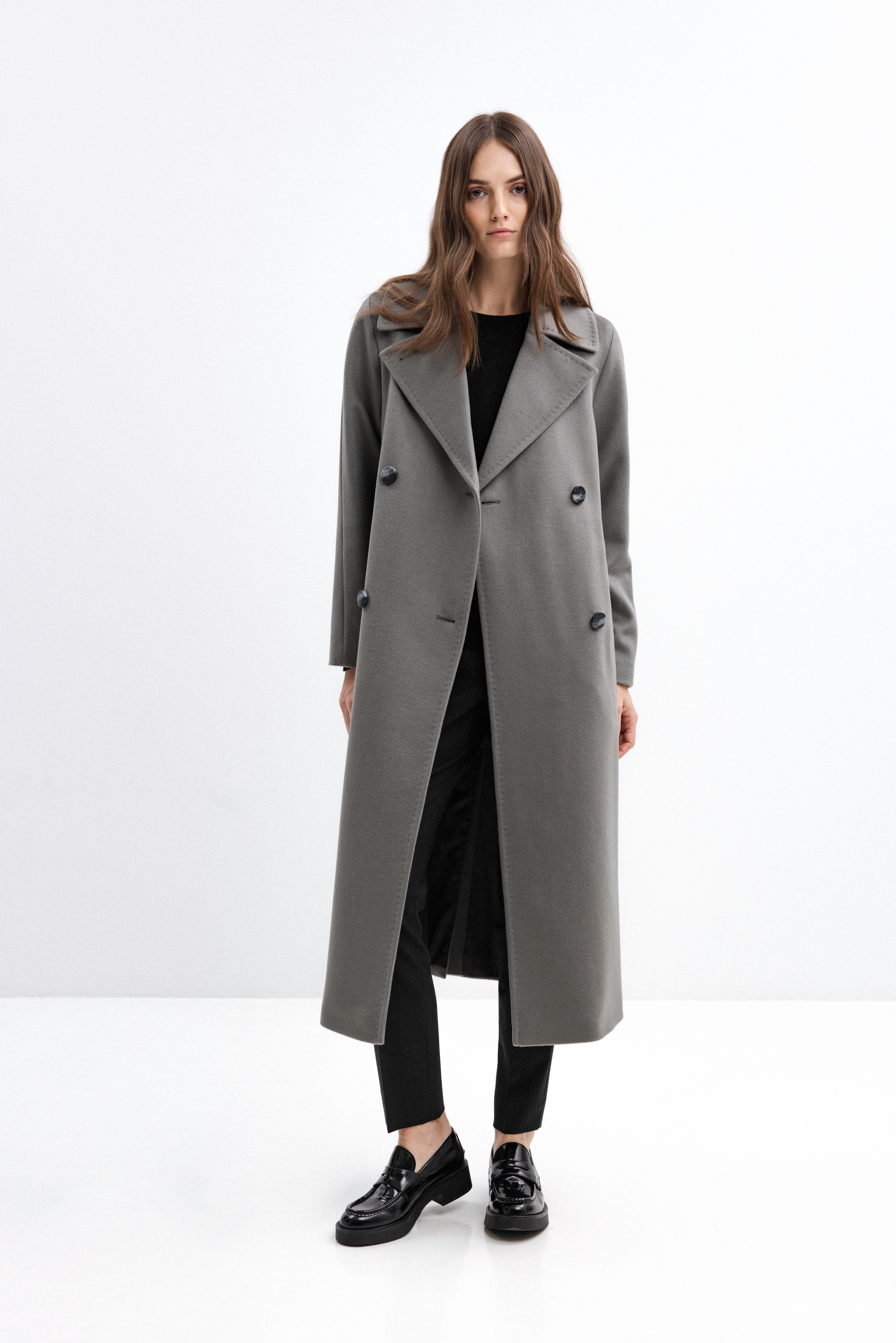 JADE BELTED WOOL COAT – InAvati