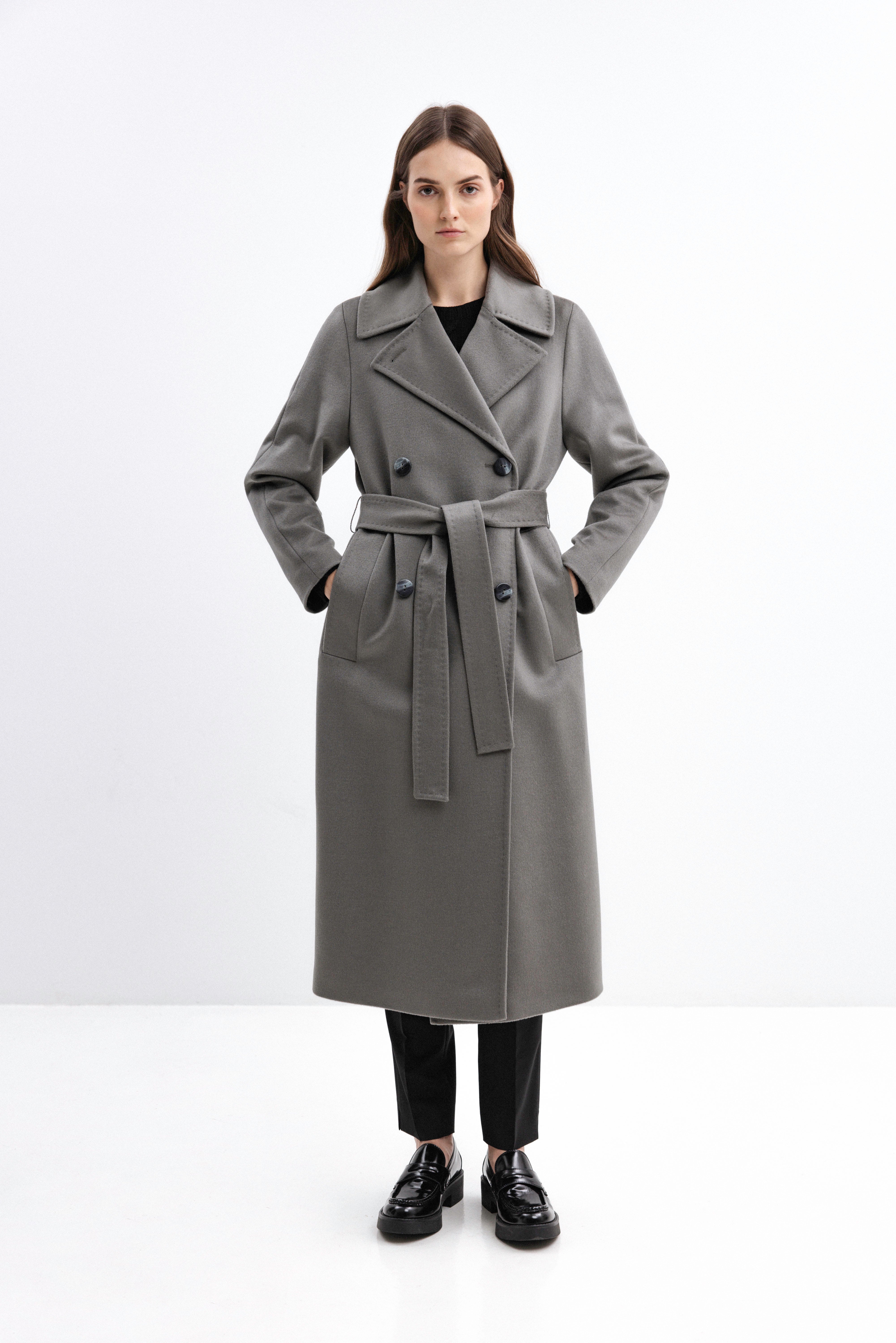 JADE BELTED WOOL COAT – InAvati