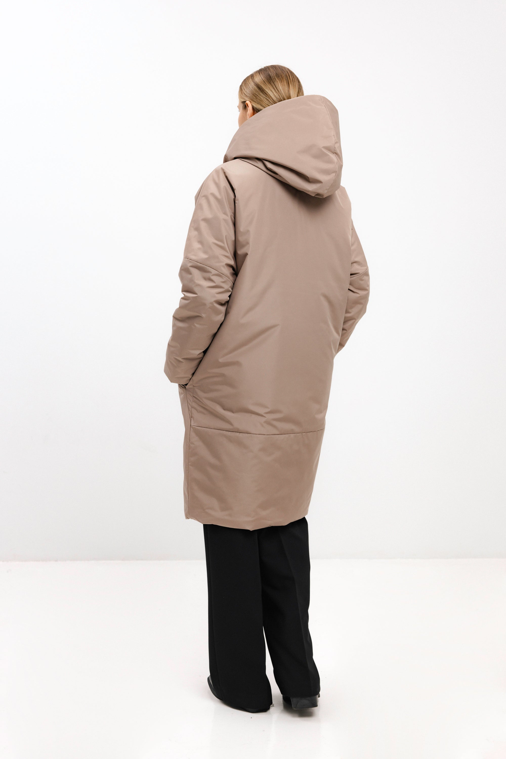 BEIGE JACKET WITH CAMEL WOOL